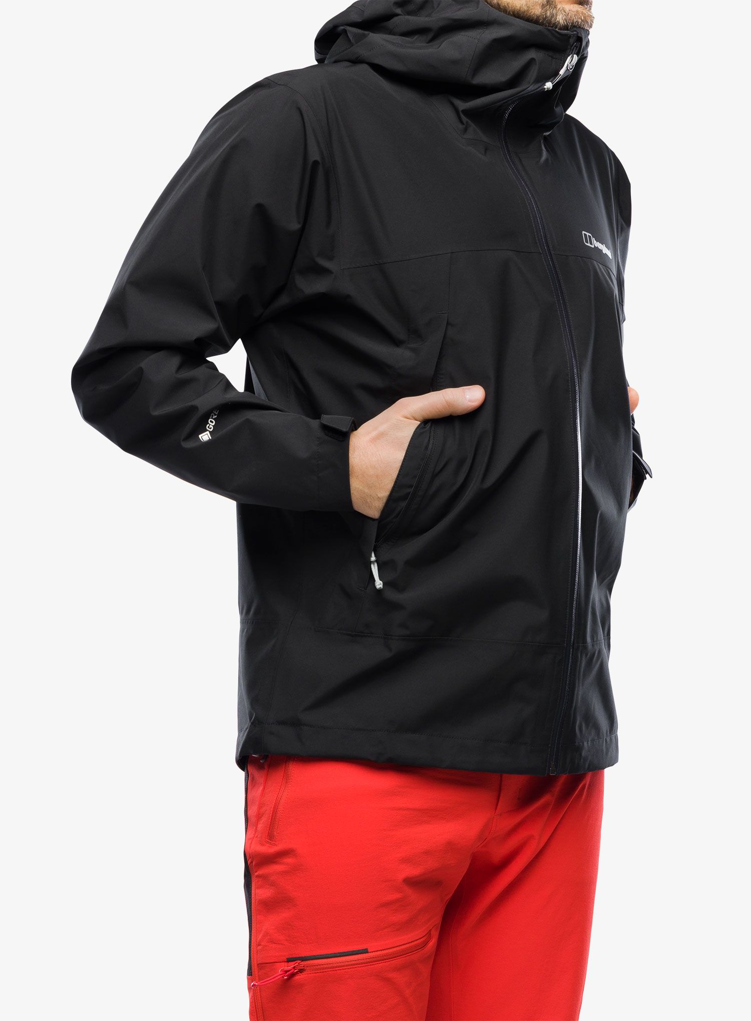 Bunda do deště Berghaus Paclite Dynak Shell Jacket - black/black