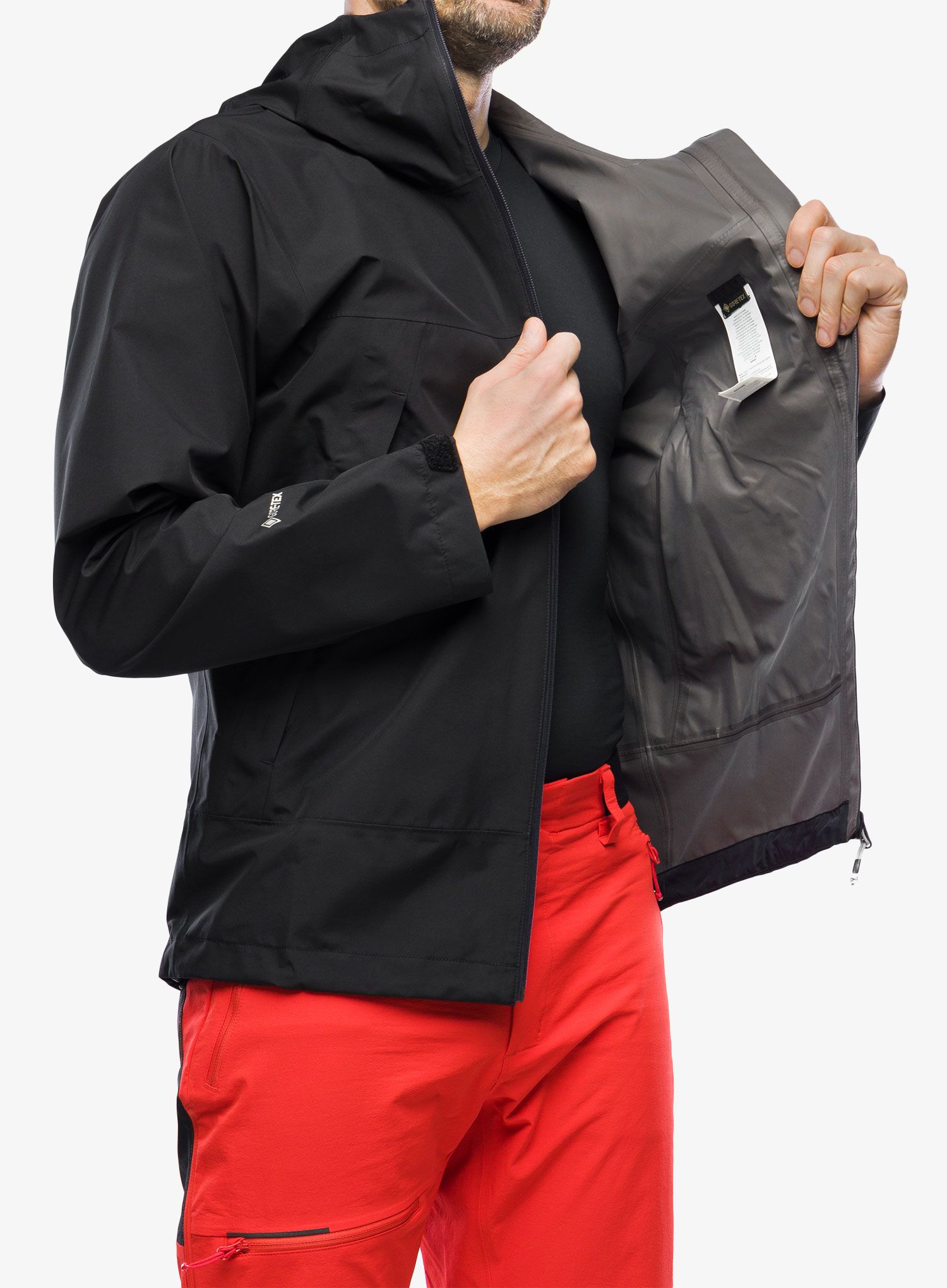 Bunda do deště Berghaus Paclite Dynak Shell Jacket - black/black