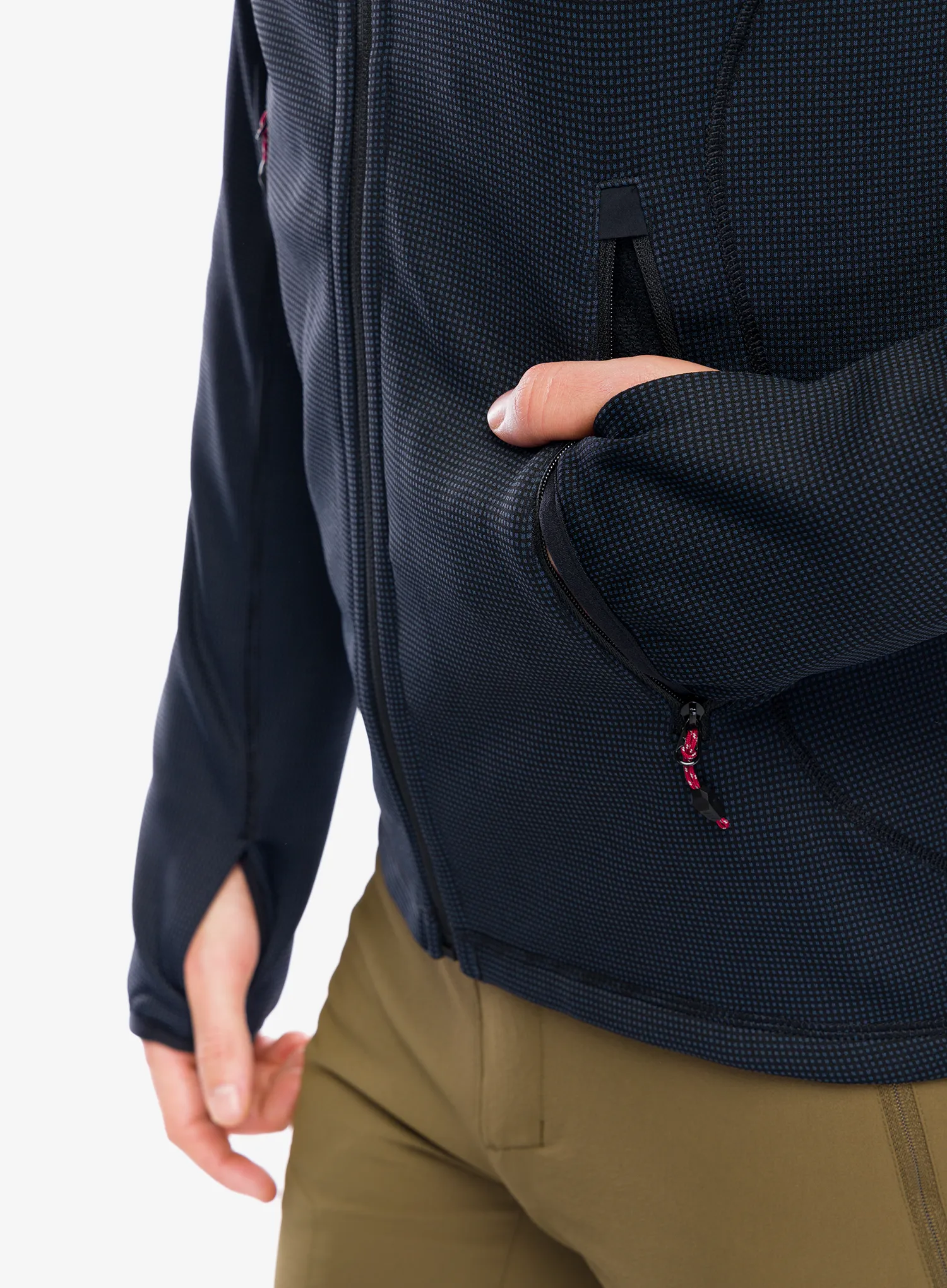 Fleecová mikina Berghaus Pravitale MTN 2.0 Hooded Jacket - carbon/black