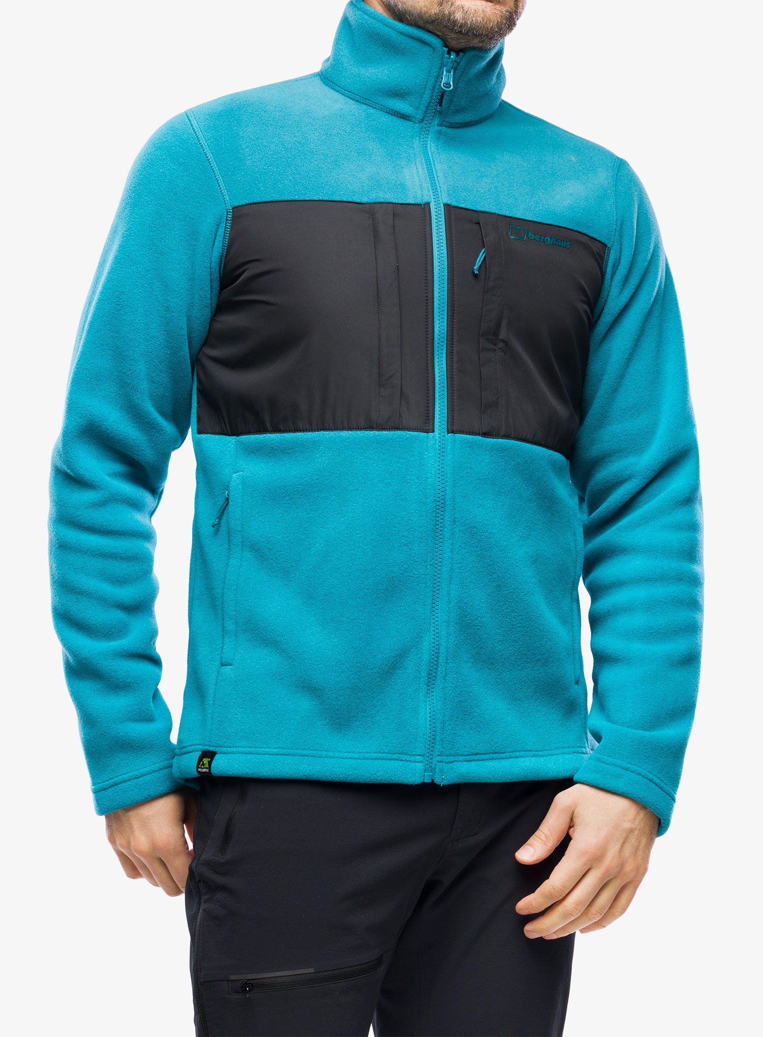 Rozepínací mikina Berghaus Prism Guide IA Jacket - jungle jewel/jet black