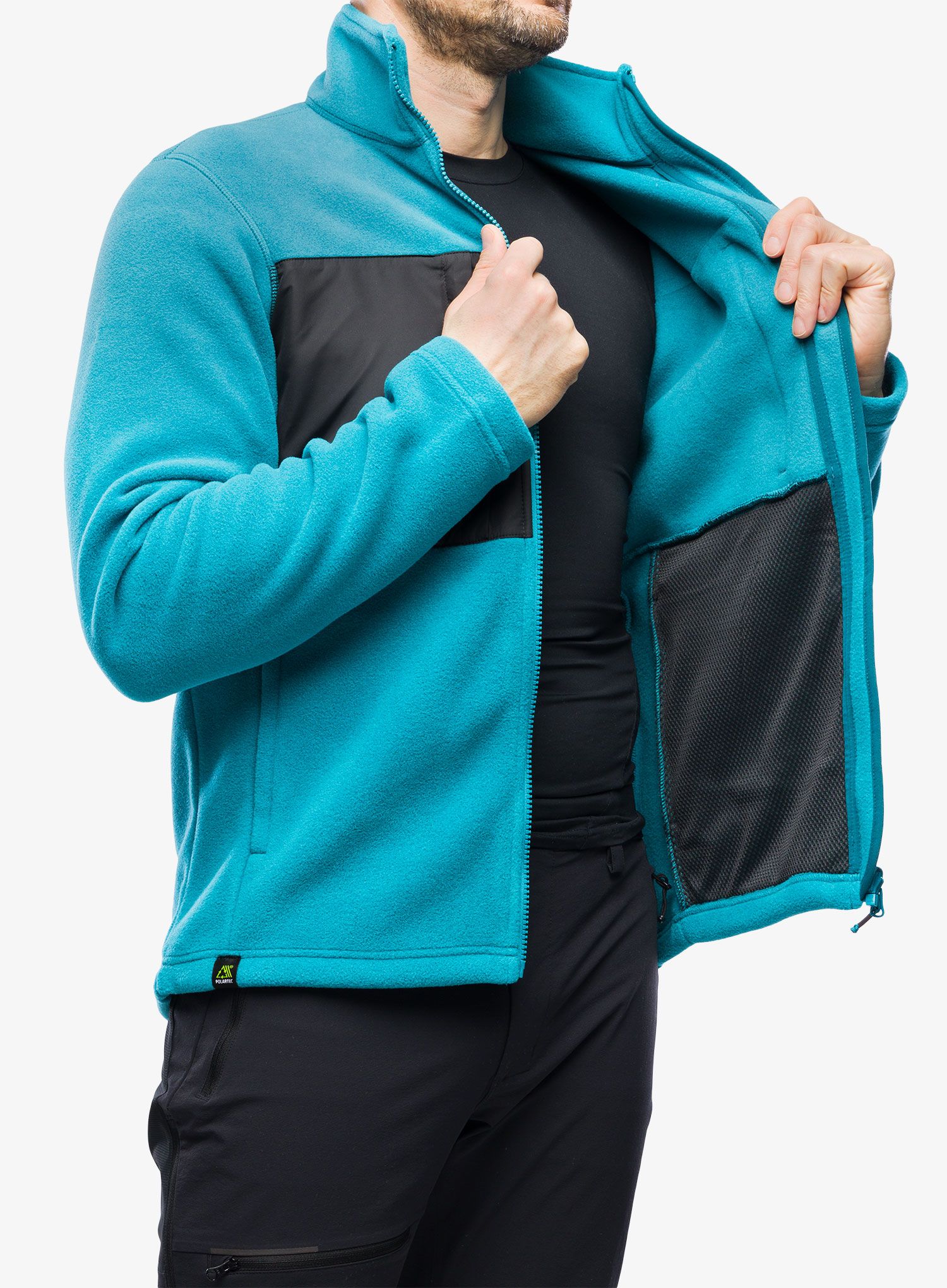 Rozepínací mikina Berghaus Prism Guide IA Jacket - jungle jewel/jet black