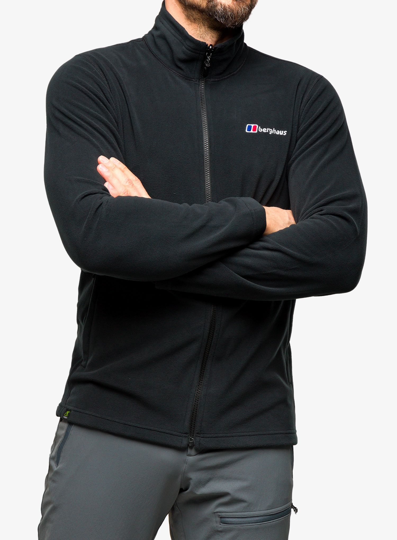 Fleecová mikina Berghaus Prism Micro PT InterActive - black/black