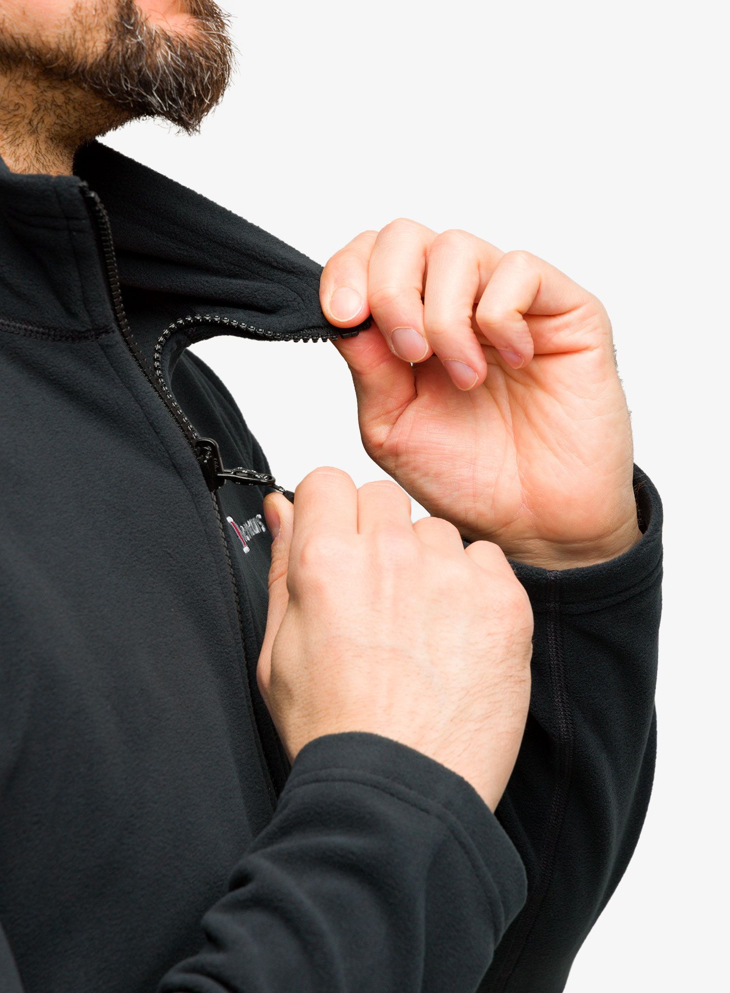 Fleecová mikina Berghaus Prism Micro PT InterActive - black/black