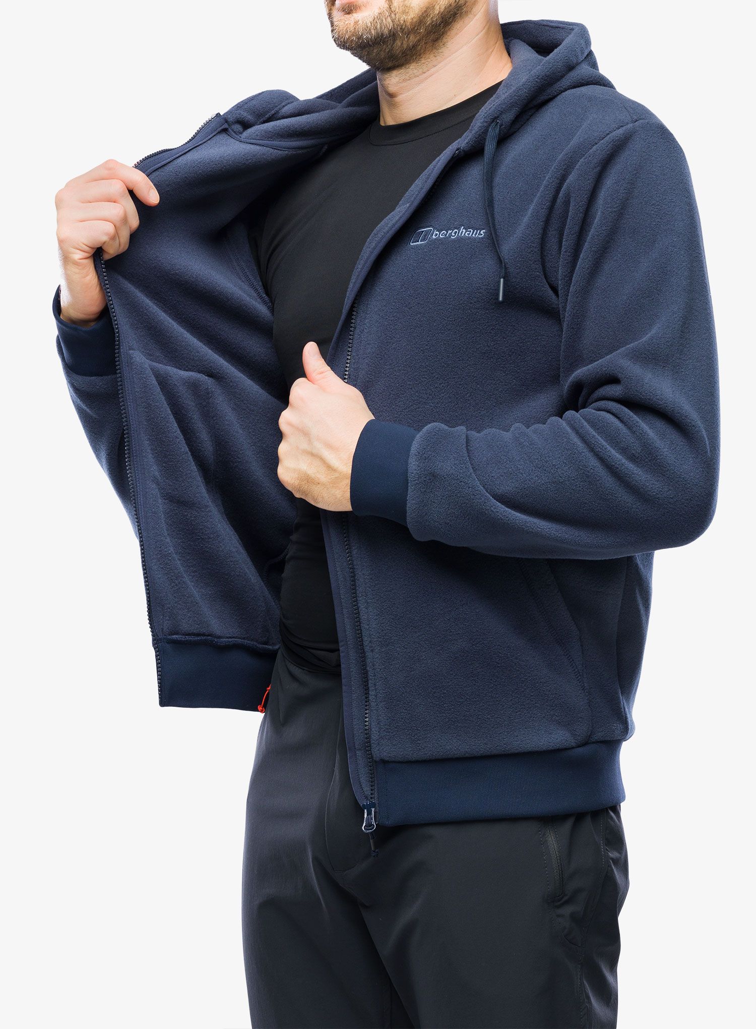 Fleece mikina Berghaus Prism PT Hooded Jacket - dusk