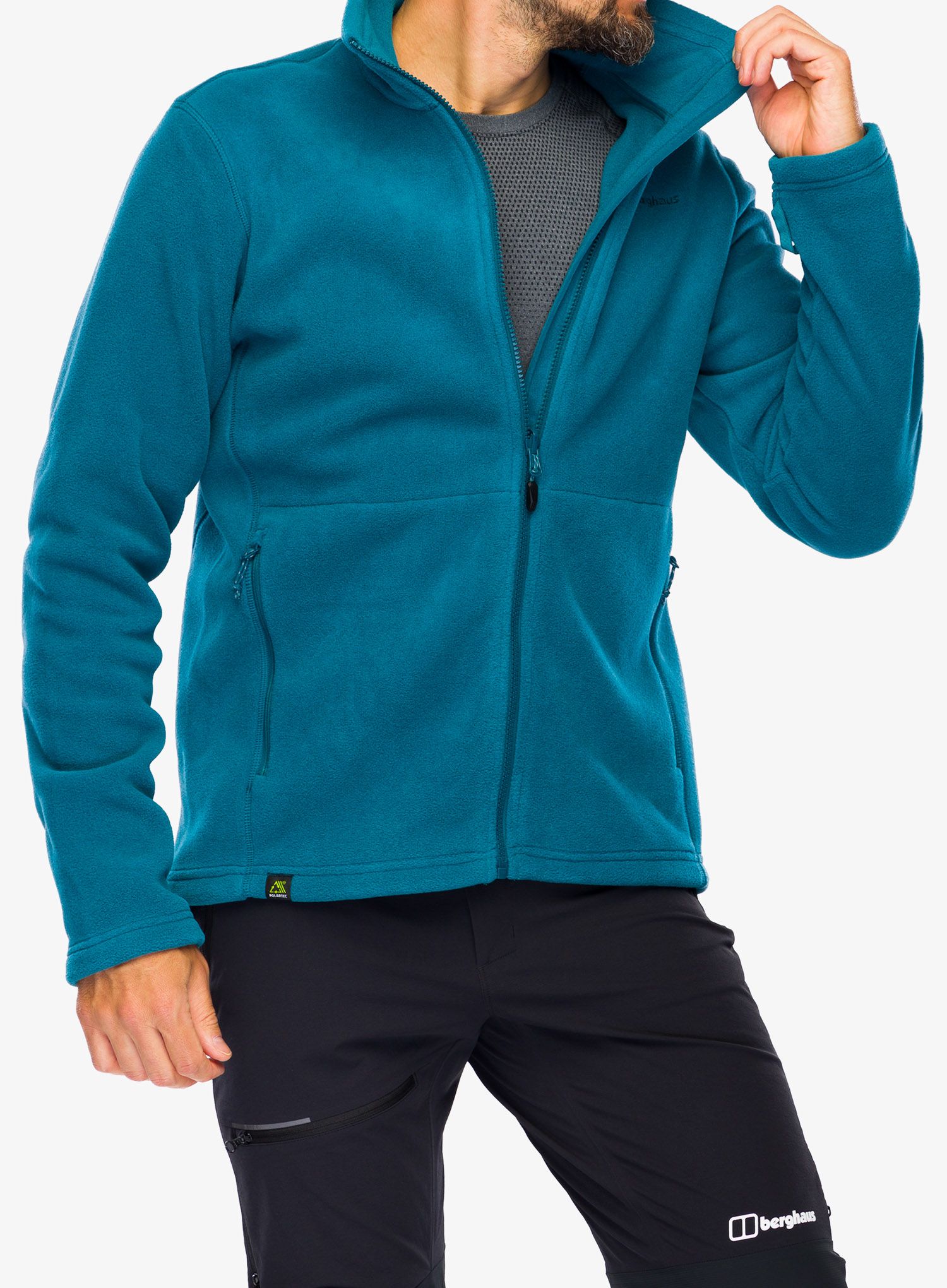 Fleecová mikina Berghaus Prism PT InterActive Jacket - deep ocean