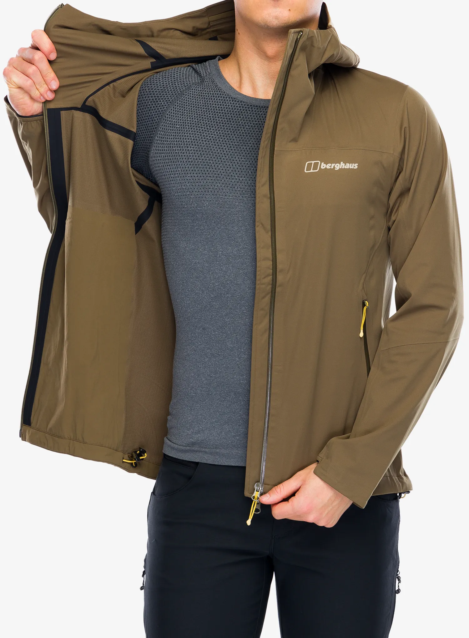 Softshellová bunda Berghaus Ridge-Roamer 3L Softshell Jacket - bark