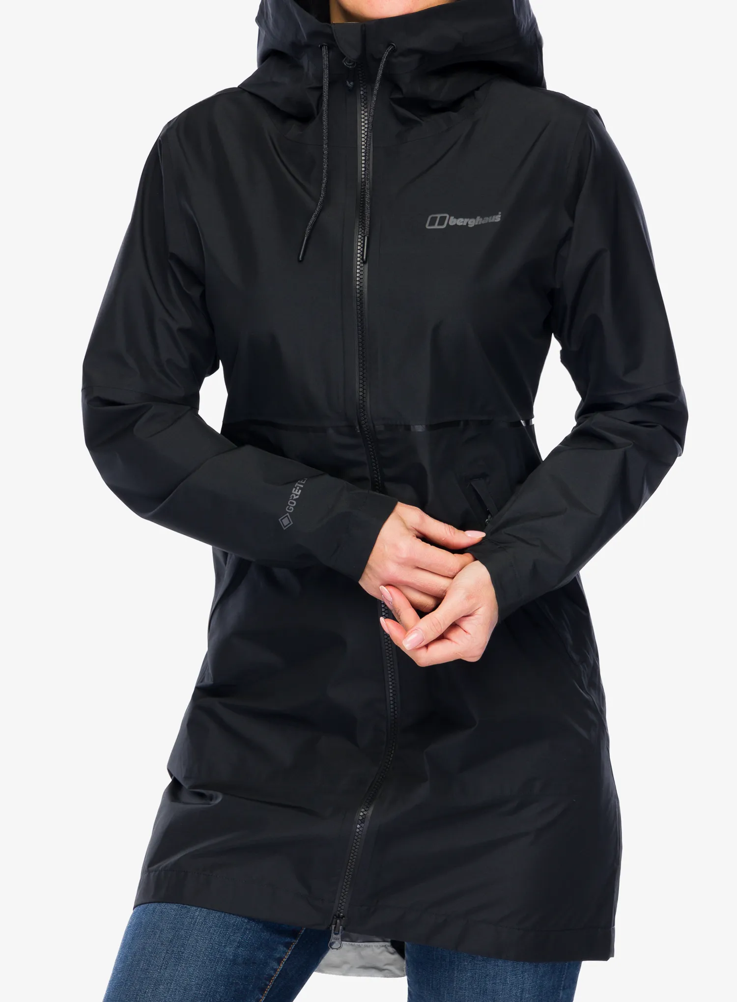 Dámské nepromokavy kabát Berghaus Rothley - black/black