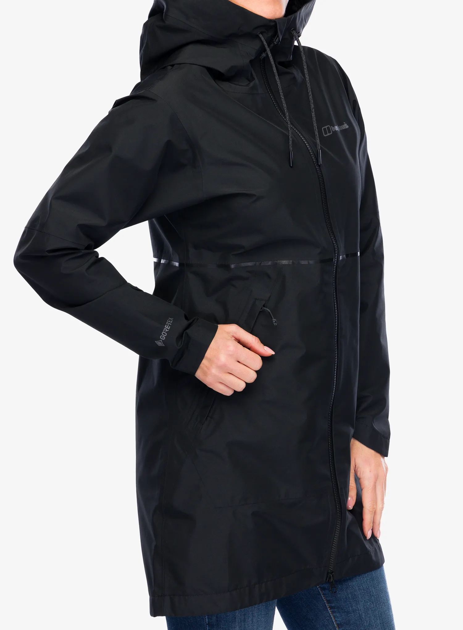 Dámské nepromokavy kabát Berghaus Rothley - black/black