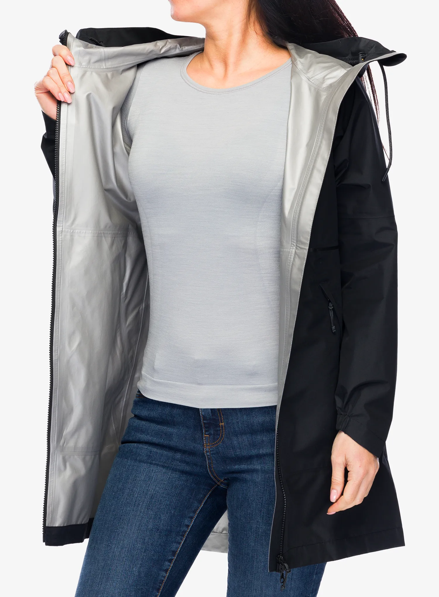 Dámské nepromokavy kabát Berghaus Rothley - black/black