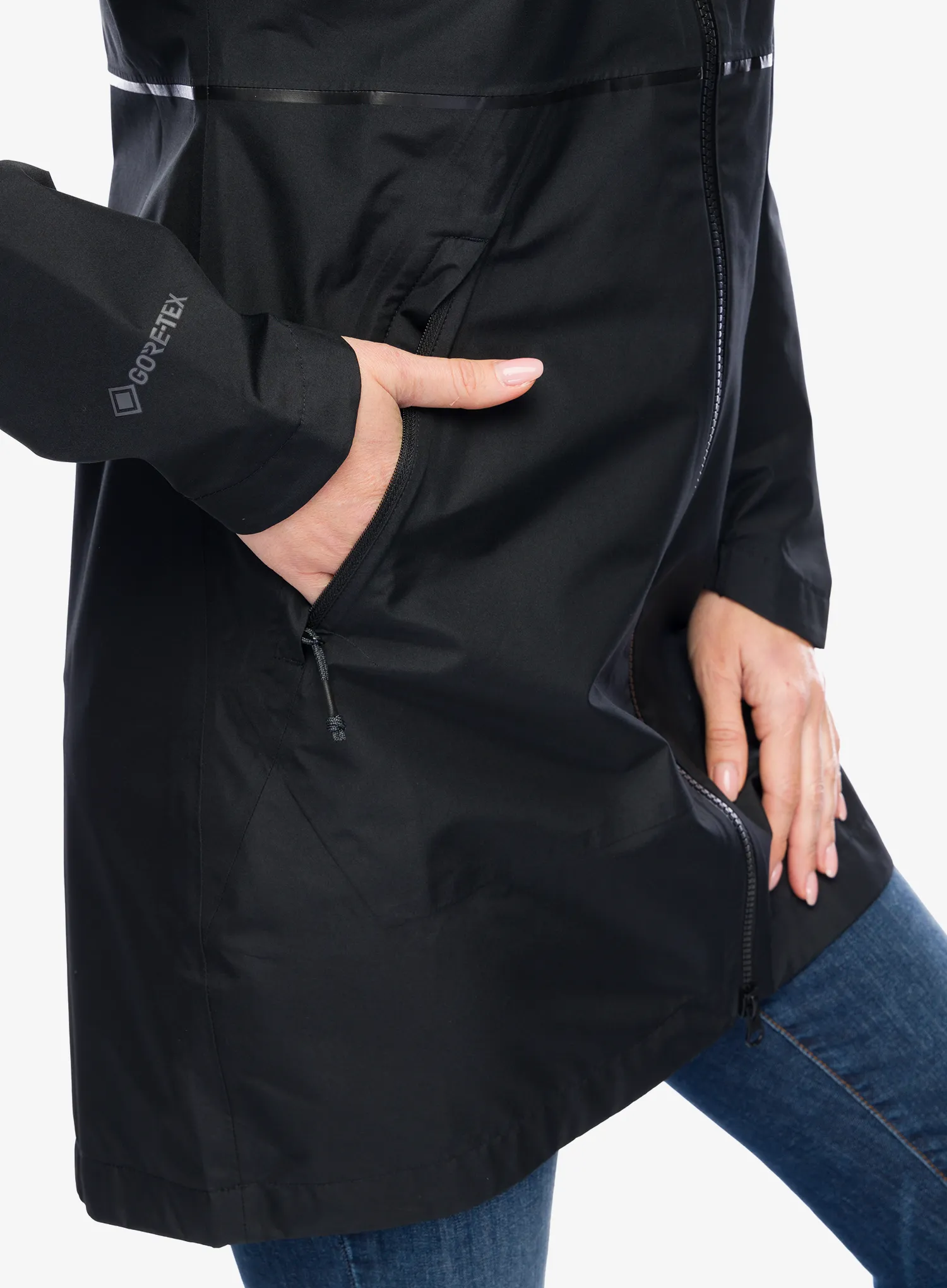 Dámské nepromokavy kabát Berghaus Rothley - black/black
