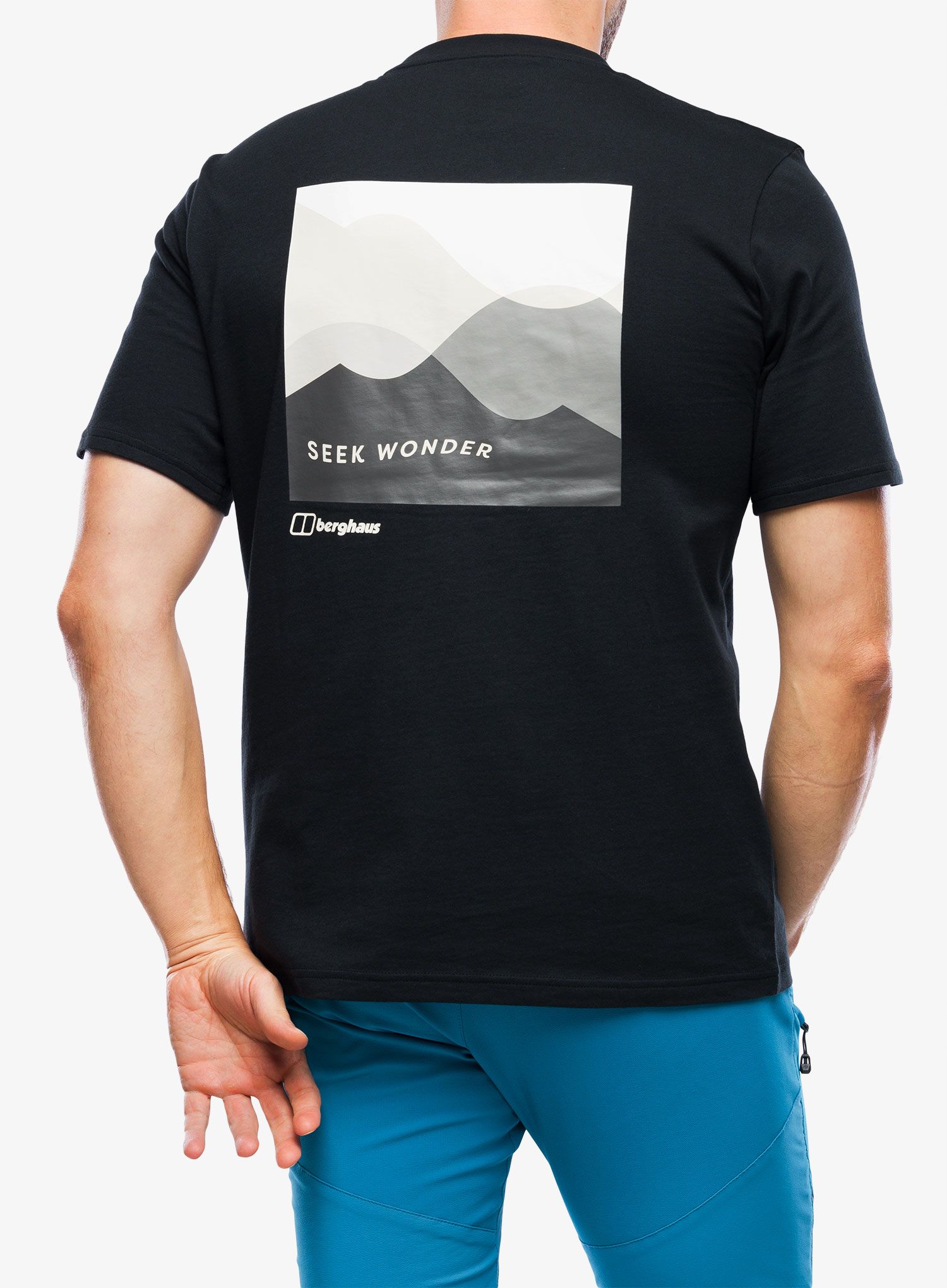 Tričko s potiskem Berghaus Seek Wonder Silhouette SS Tee - black