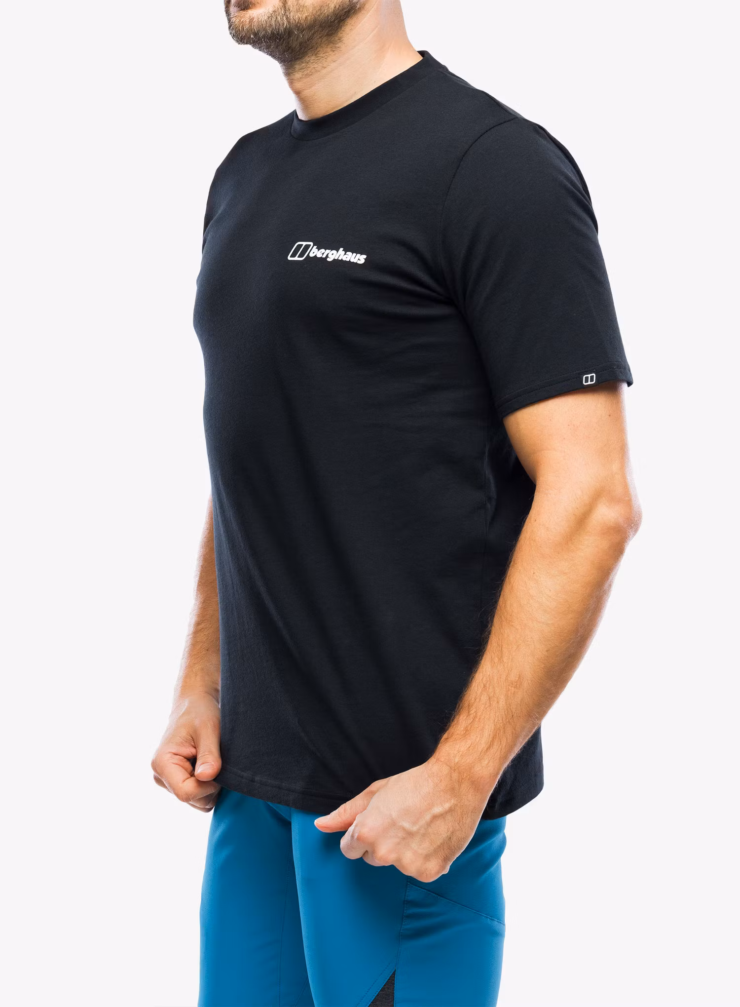 Tričko s potiskem Berghaus Seek Wonder Silhouette SS Tee - black