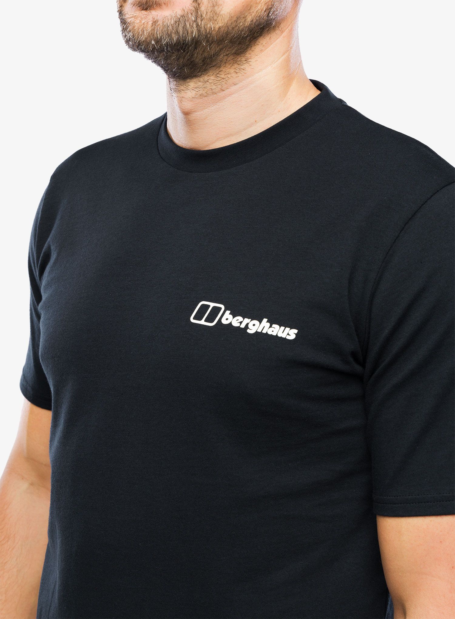 Tričko s potiskem Berghaus Seek Wonder Silhouette SS Tee - black