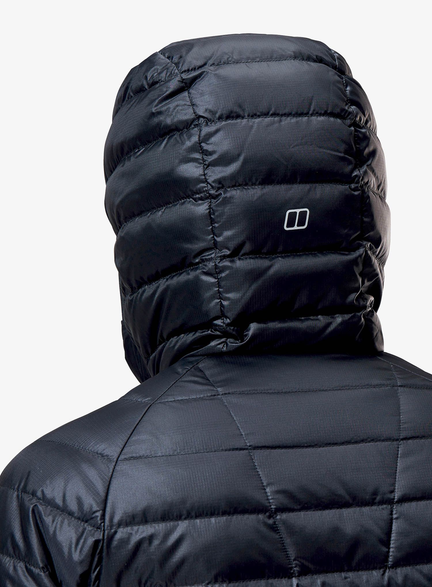 Dámská péřová bunda Berghaus Tephra Stretch Reflect 2.0 Hoody - black