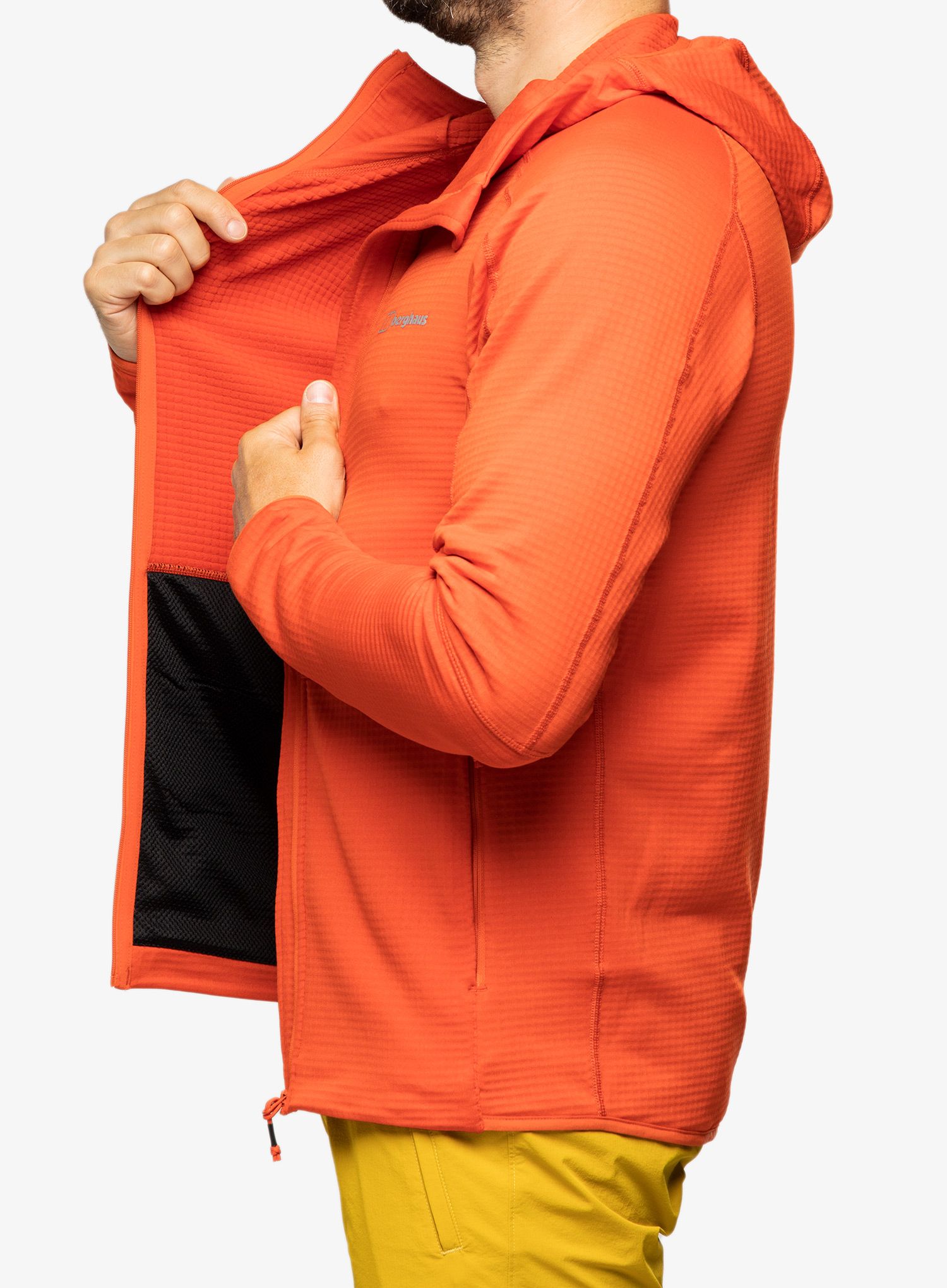 Fleece mikina Berghaus Vanth Fleece Jacket HD- am orange
