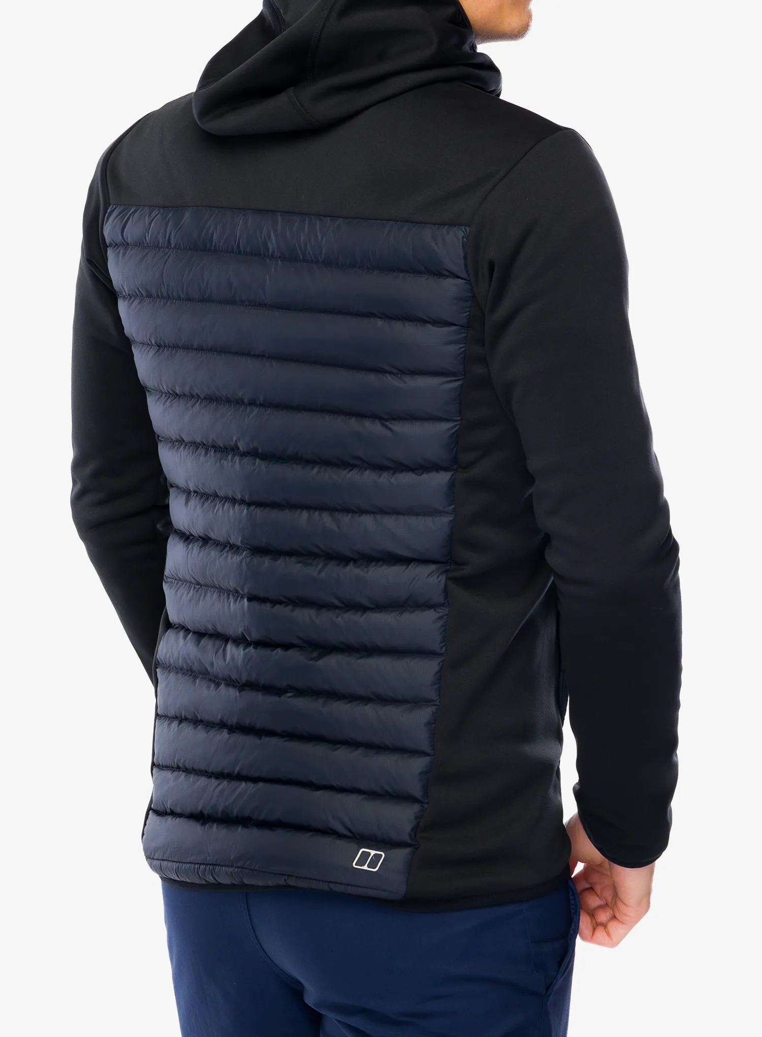Hybridní bunda Berghaus Vaskye Hooded Hybrid Jacket - black/black