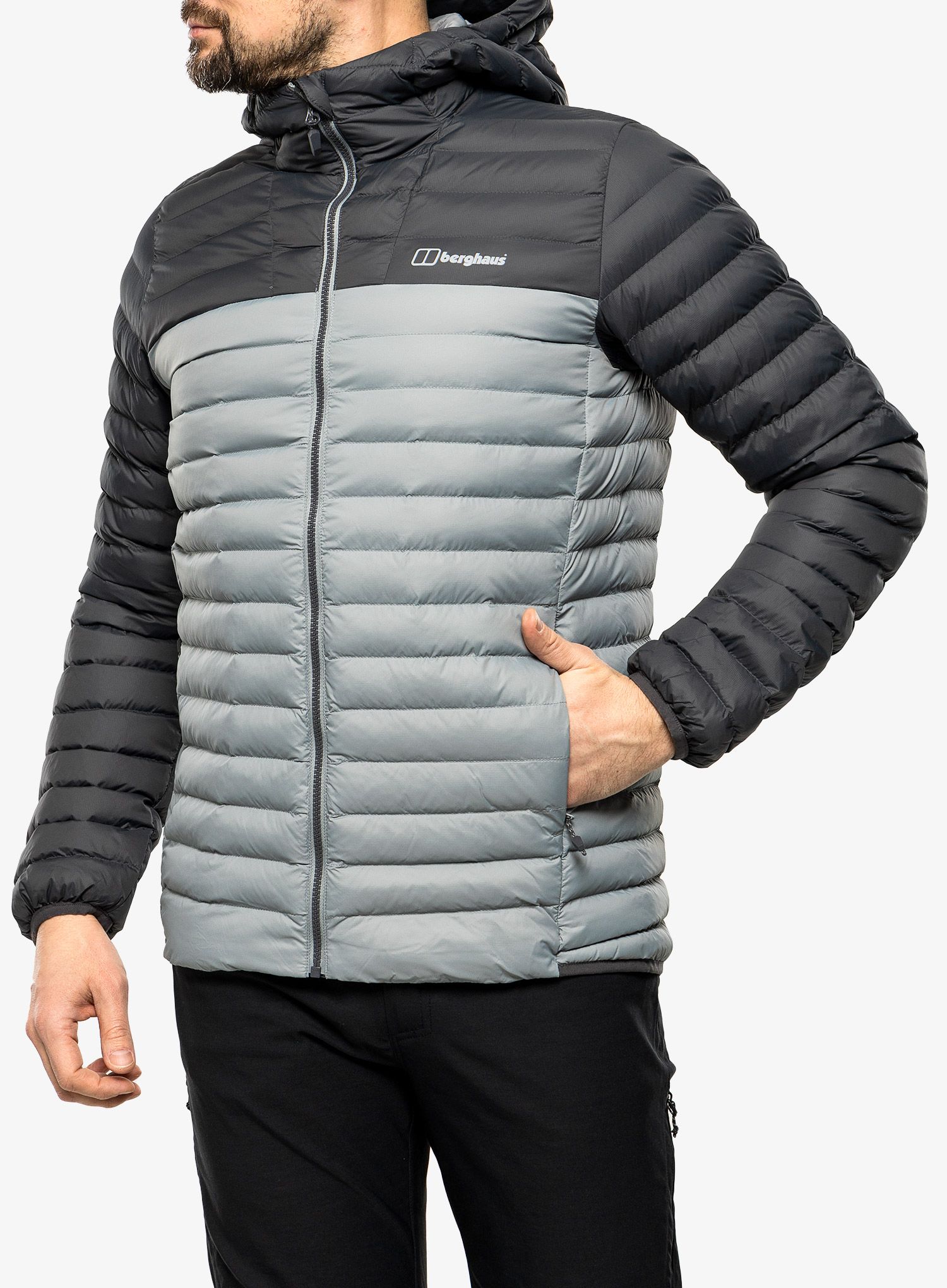 Zateplená bunda Berghaus Vaskye Jacket - monument/grey