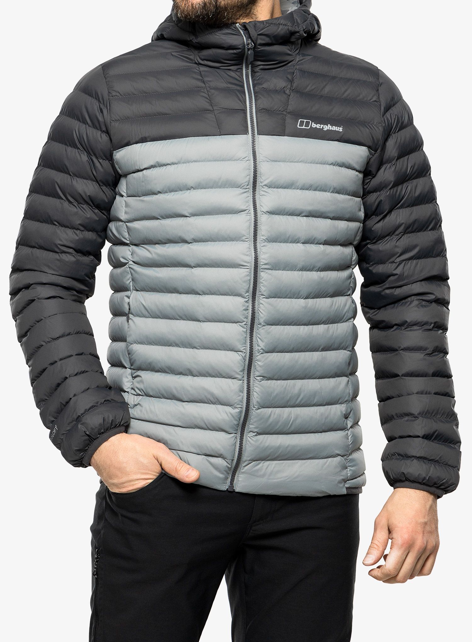 Zateplená bunda Berghaus Vaskye Jacket - monument/grey