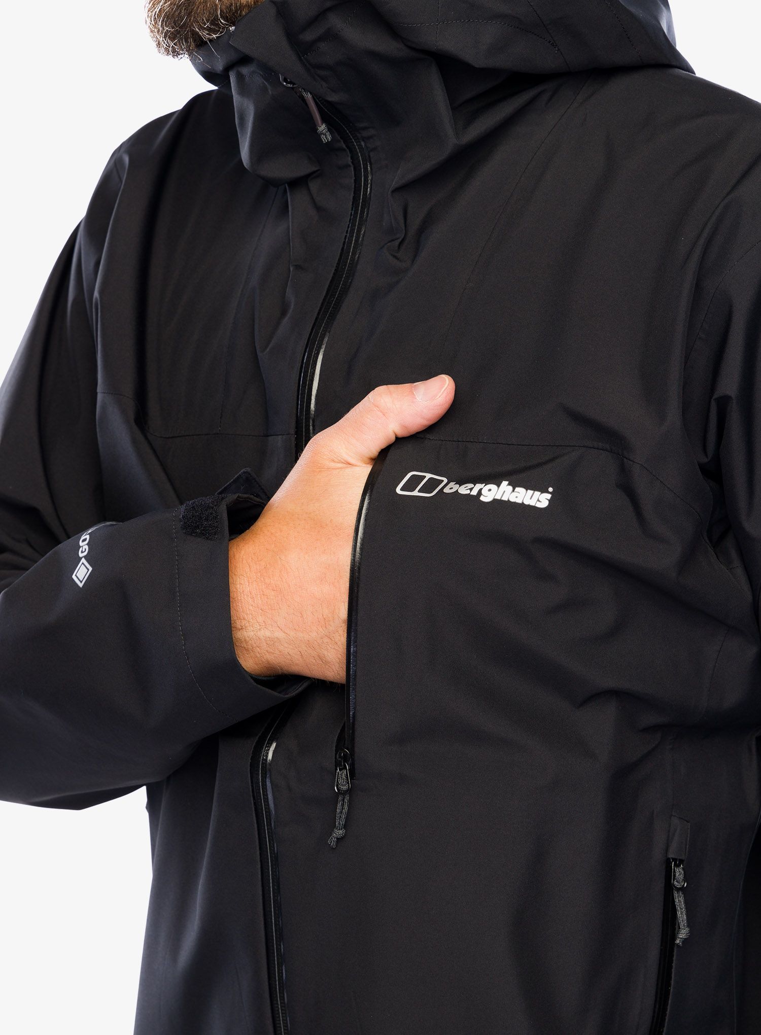 Bunda s membránou Berghaus Vorlich 3L GTX Waterproof Jacket - black/black