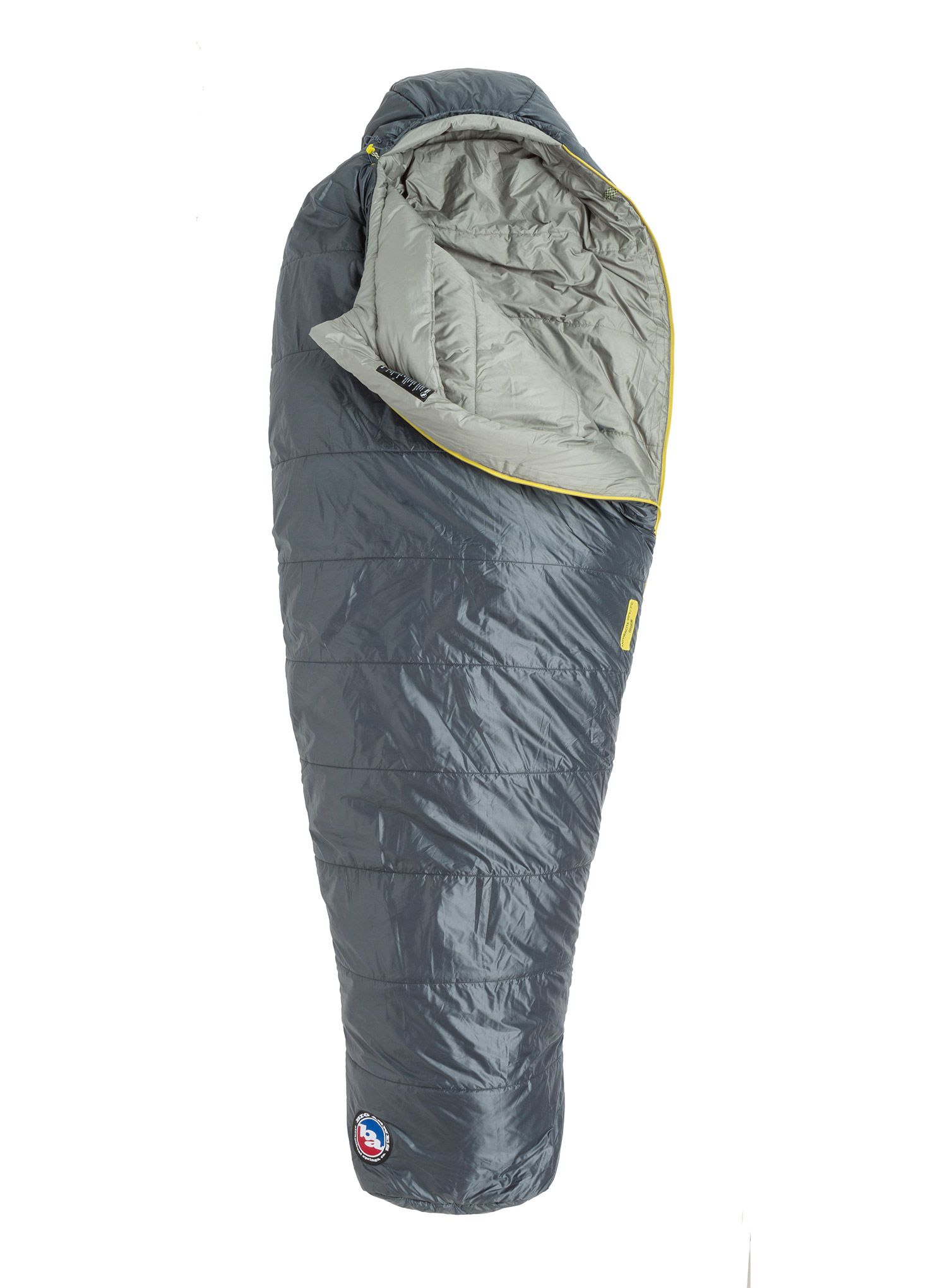 Spací pytel Big Agnes Anthracite 30 Reg Left (183 cm) - slate