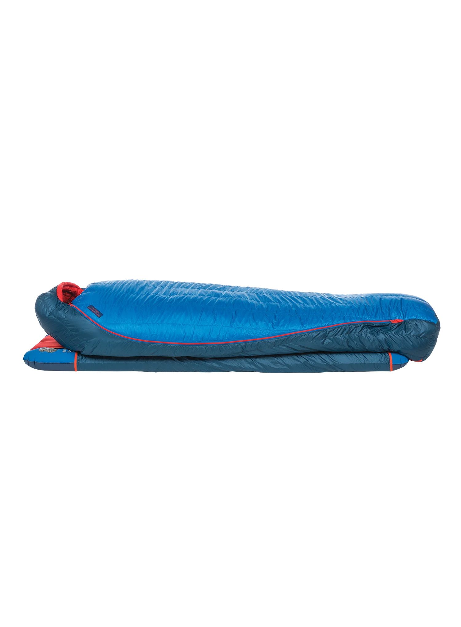 Spací pytel Big Agnes Anvil Horn 15 (198 cm) Long Left - blue/red