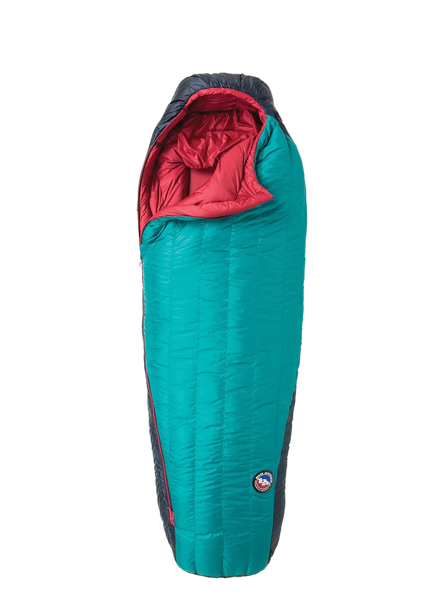 Perovy spacák Big Agnes Daisy Mae 15 (168 cm) Petite Right - aqua/navy