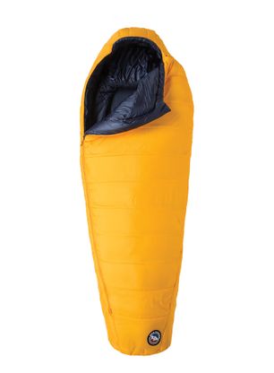 Spacák Big Agnes Lost Dog 30 (198 cm) Long Left - yellow/navy