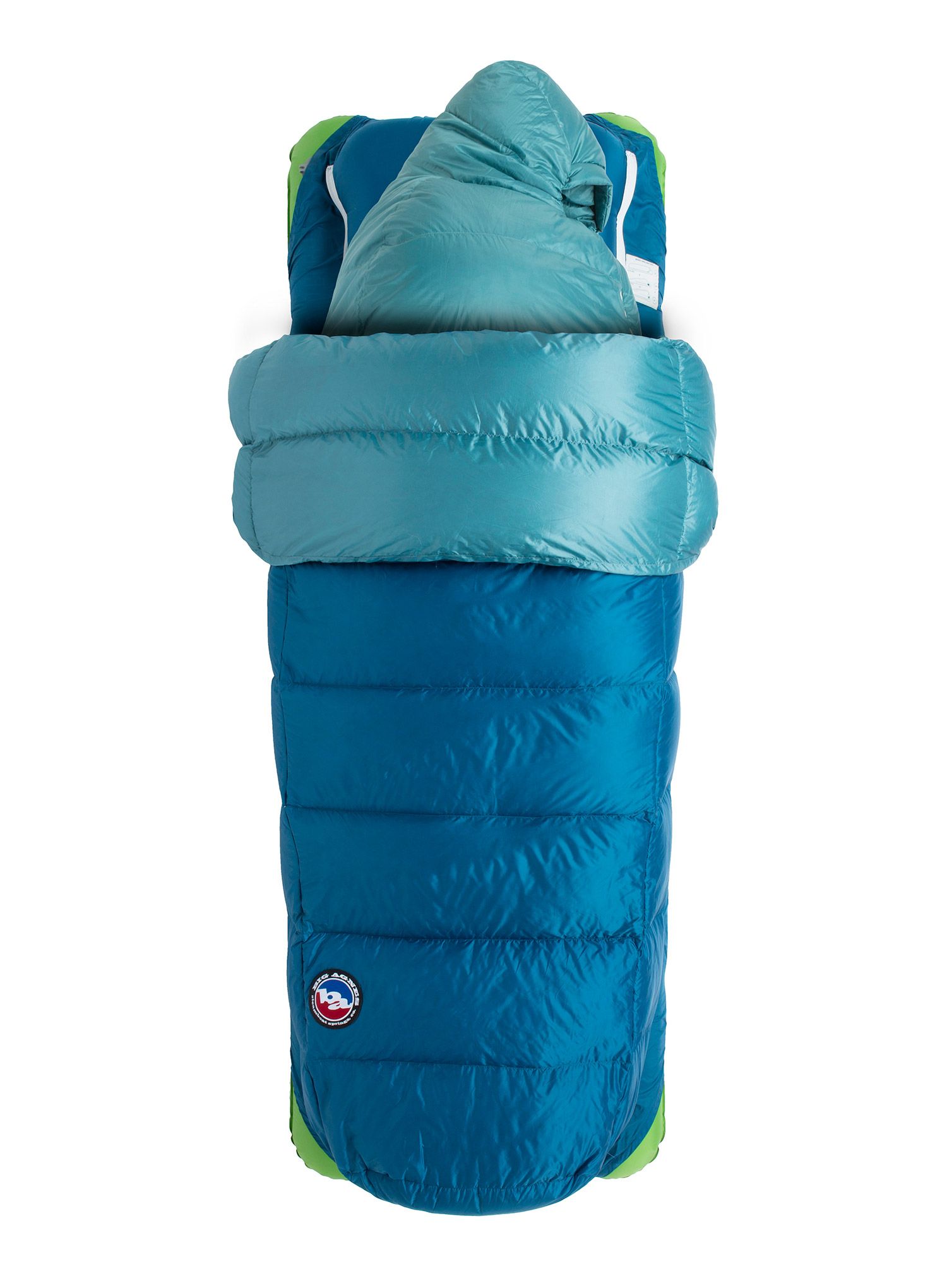 Perovy spacák Big Agnes Roxy Ann 3N1 30 (183 cm) W'S Regular - lyons blue/teal