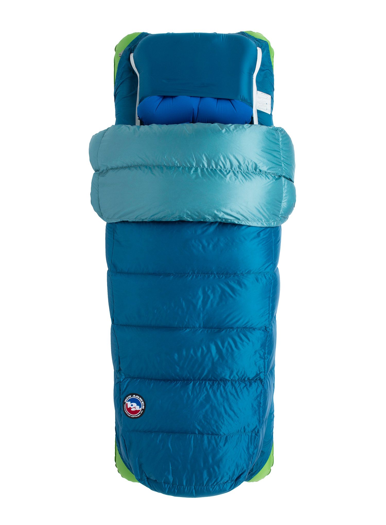 Perovy spacák Big Agnes Roxy Ann 3N1 30 (183 cm) W'S Regular - lyons blue/teal