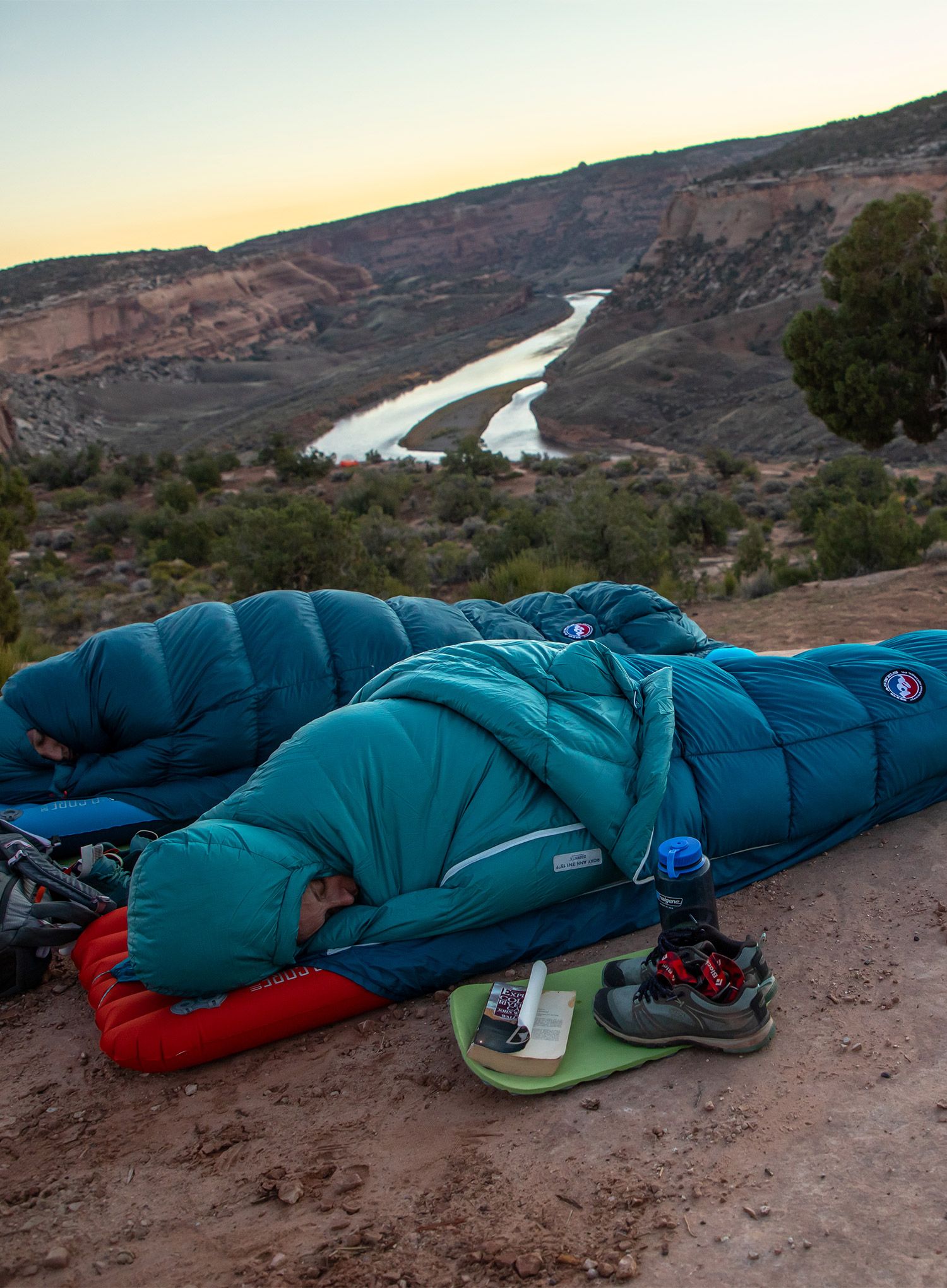 Perovy spacák Big Agnes Roxy Ann 3N1 30 (183 cm) W'S Regular - lyons blue/teal