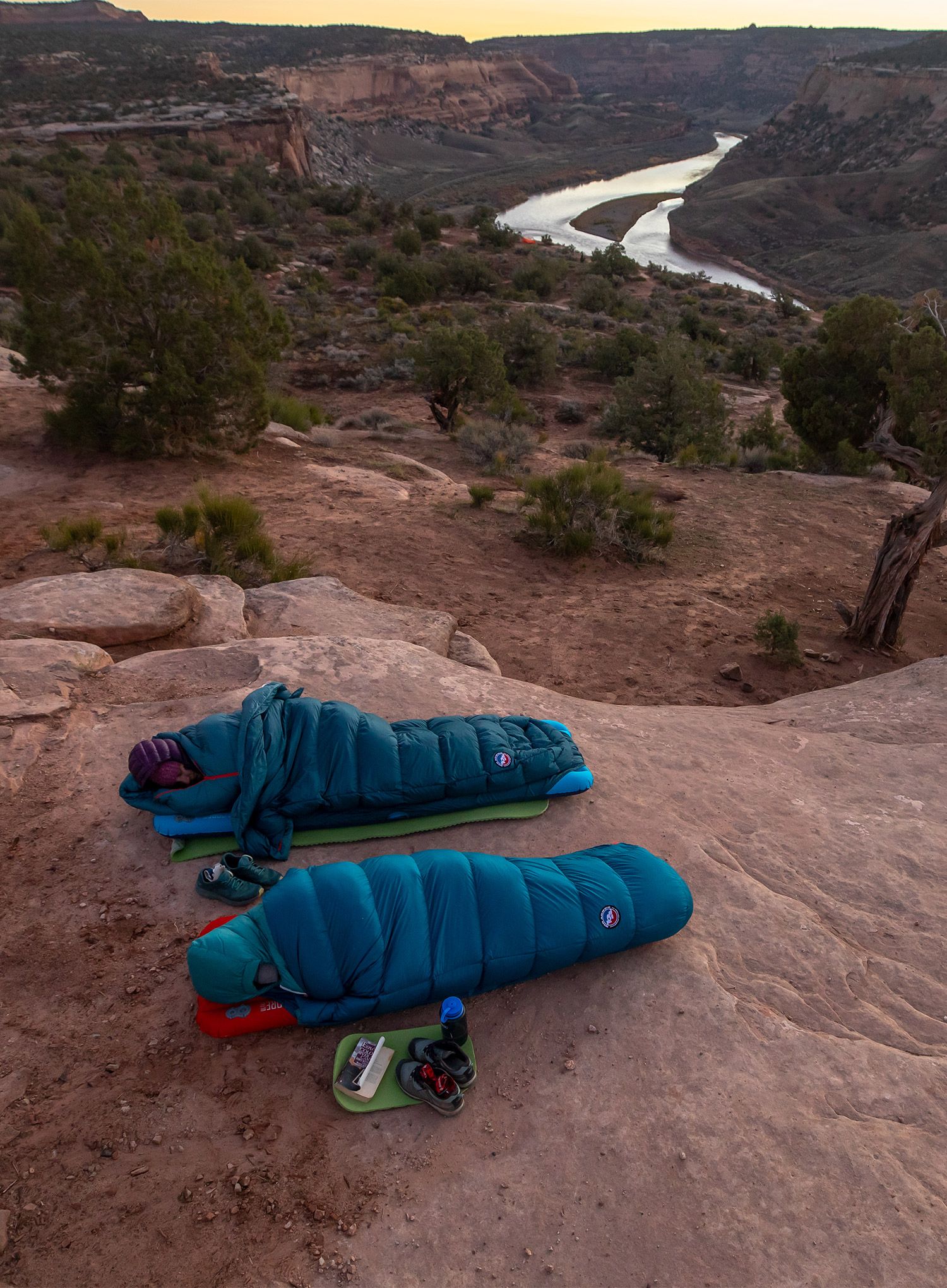 Perovy spacák Big Agnes Roxy Ann 3N1 30 (183 cm) W'S Regular - lyons blue/teal