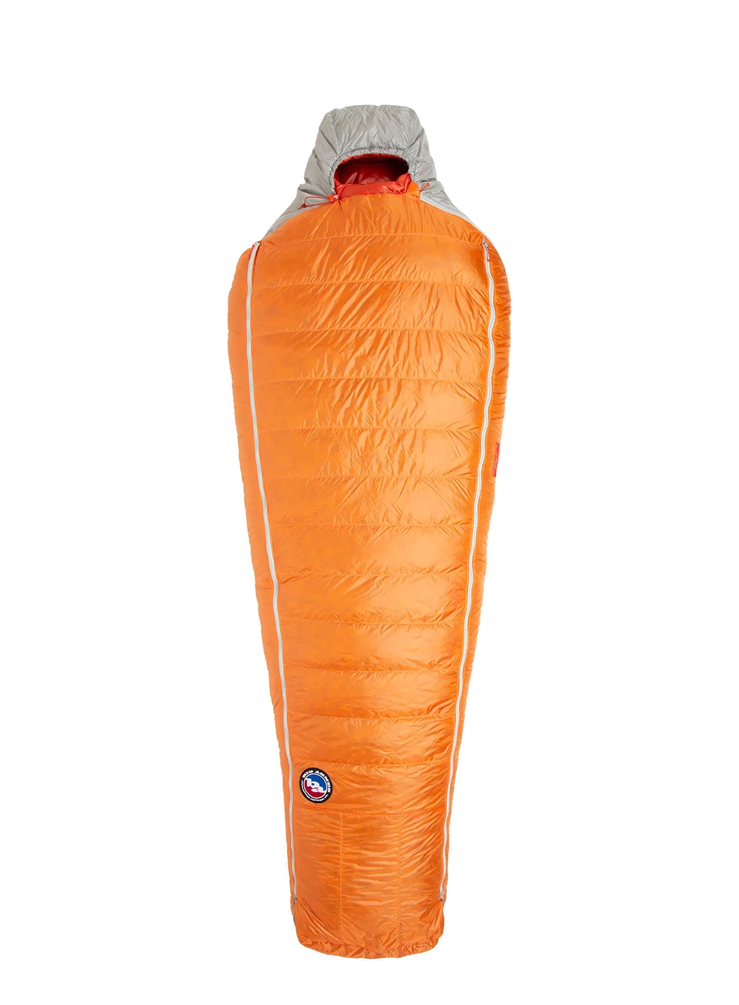 Perovy spacák Big Agnes Torchlight Ul 30 (183 cm) Regular Left - orange/gray