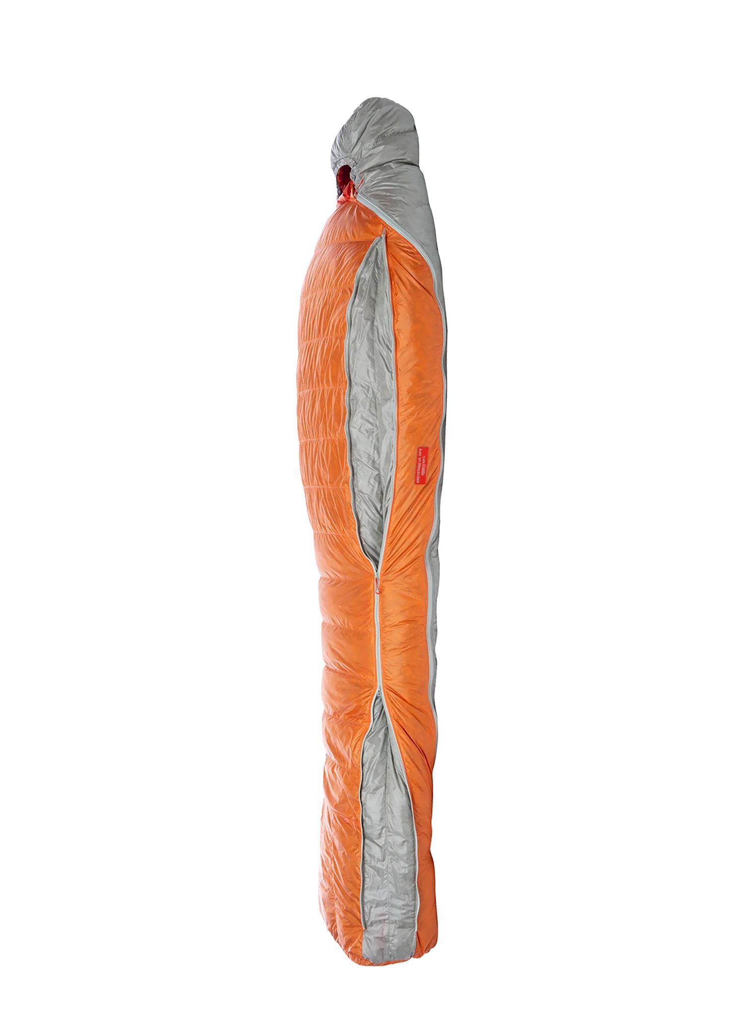 Perovy spacák Big Agnes Torchlight Ul 30 (183 cm) Regular Left - orange/gray