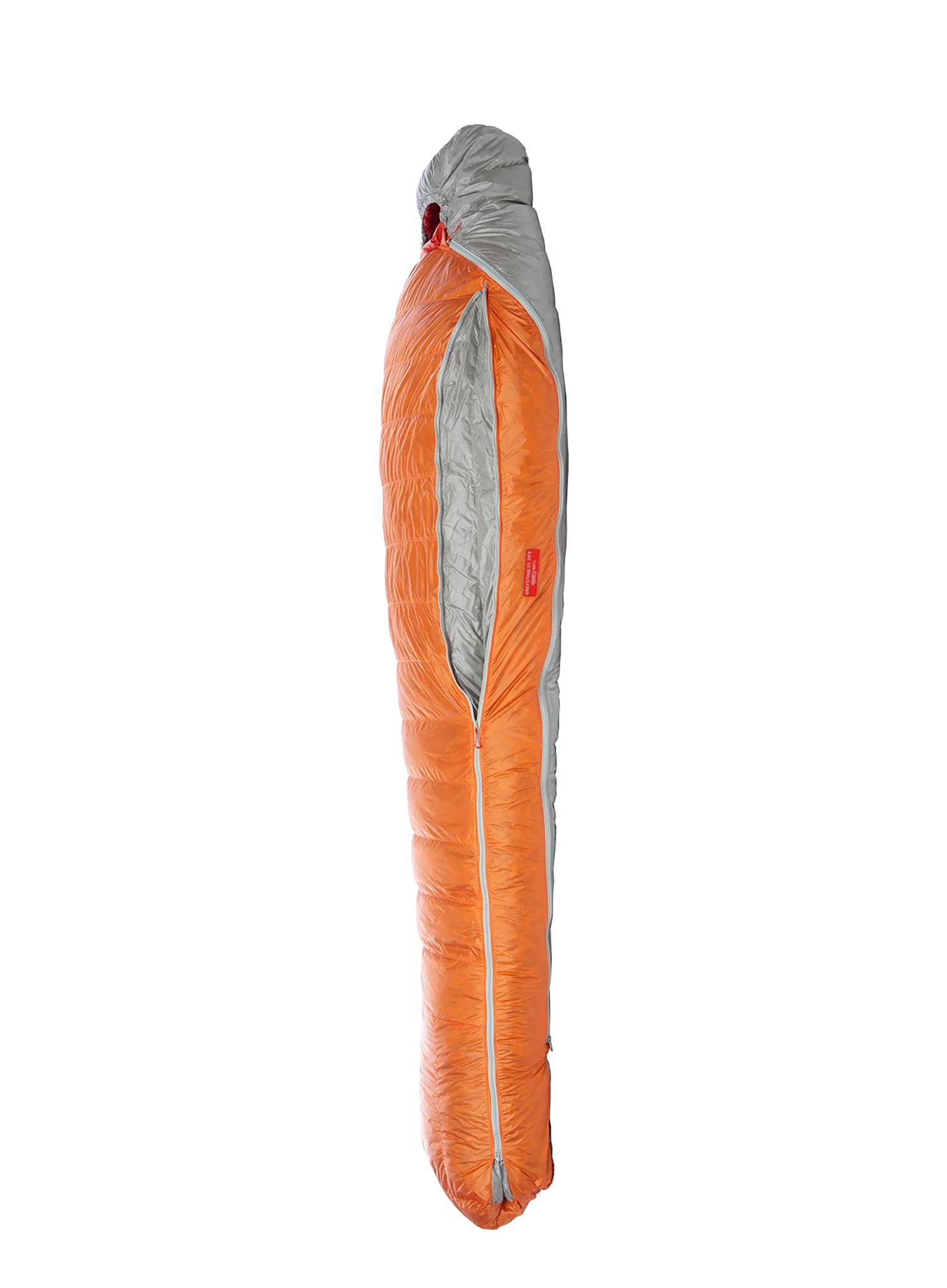 Perovy spacák Big Agnes Torchlight Ul 30 (183 cm) Regular Left - orange/gray