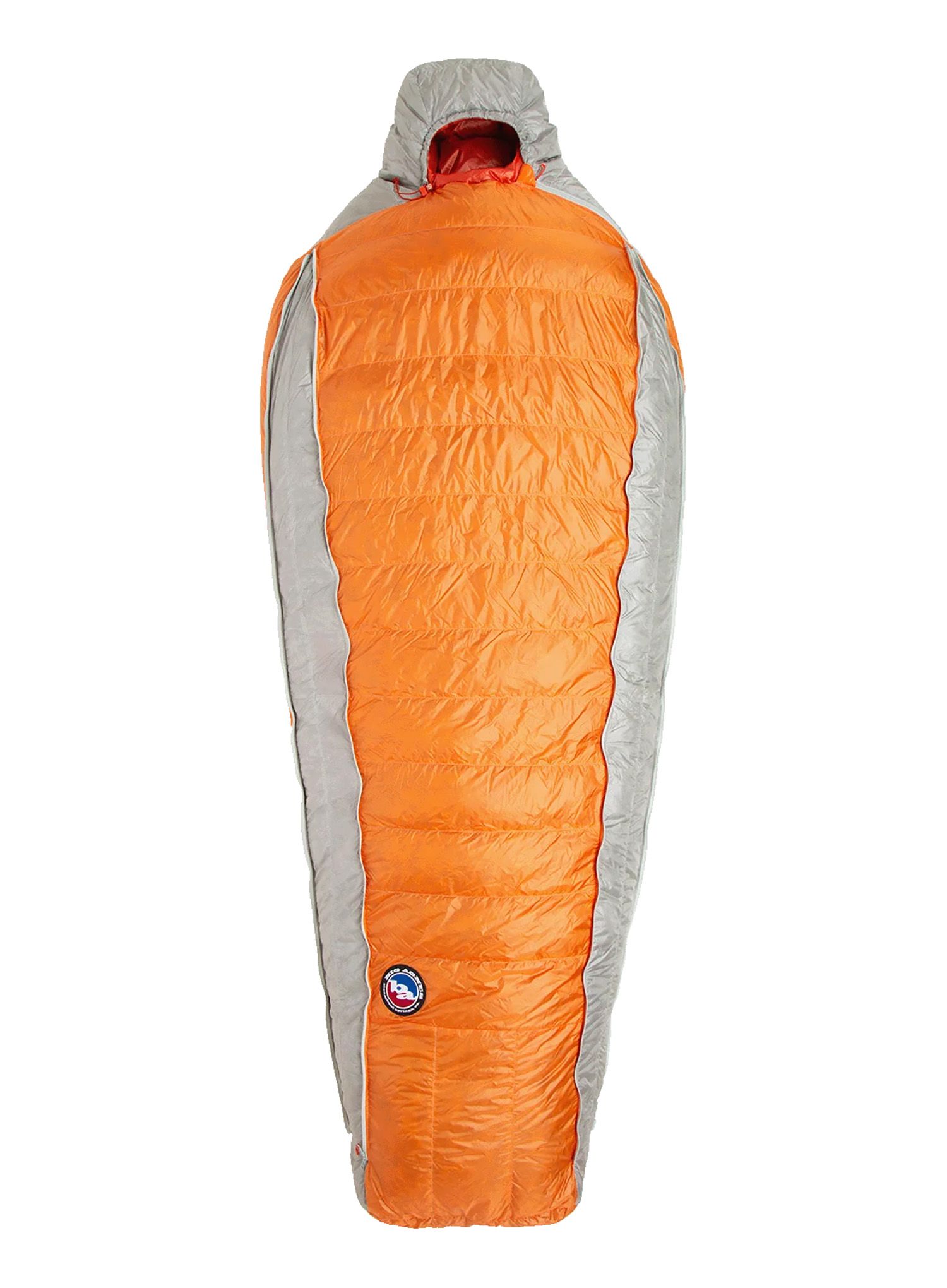 Perovy spacák Big Agnes Torchlight Ul 30 (198 cm) Long Left - orange/gray