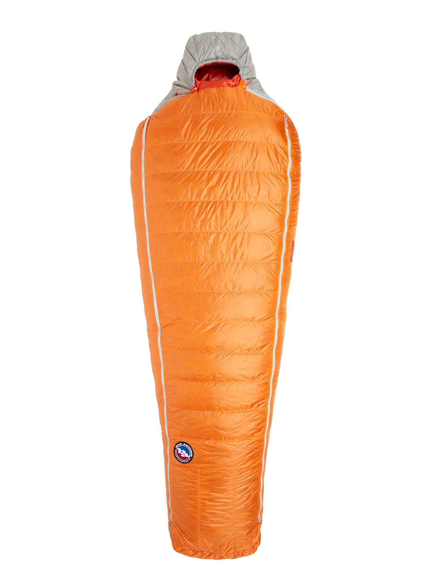 Perovy spacák Big Agnes Torchlight Ul 30 (198 cm) Long Left - orange/gray