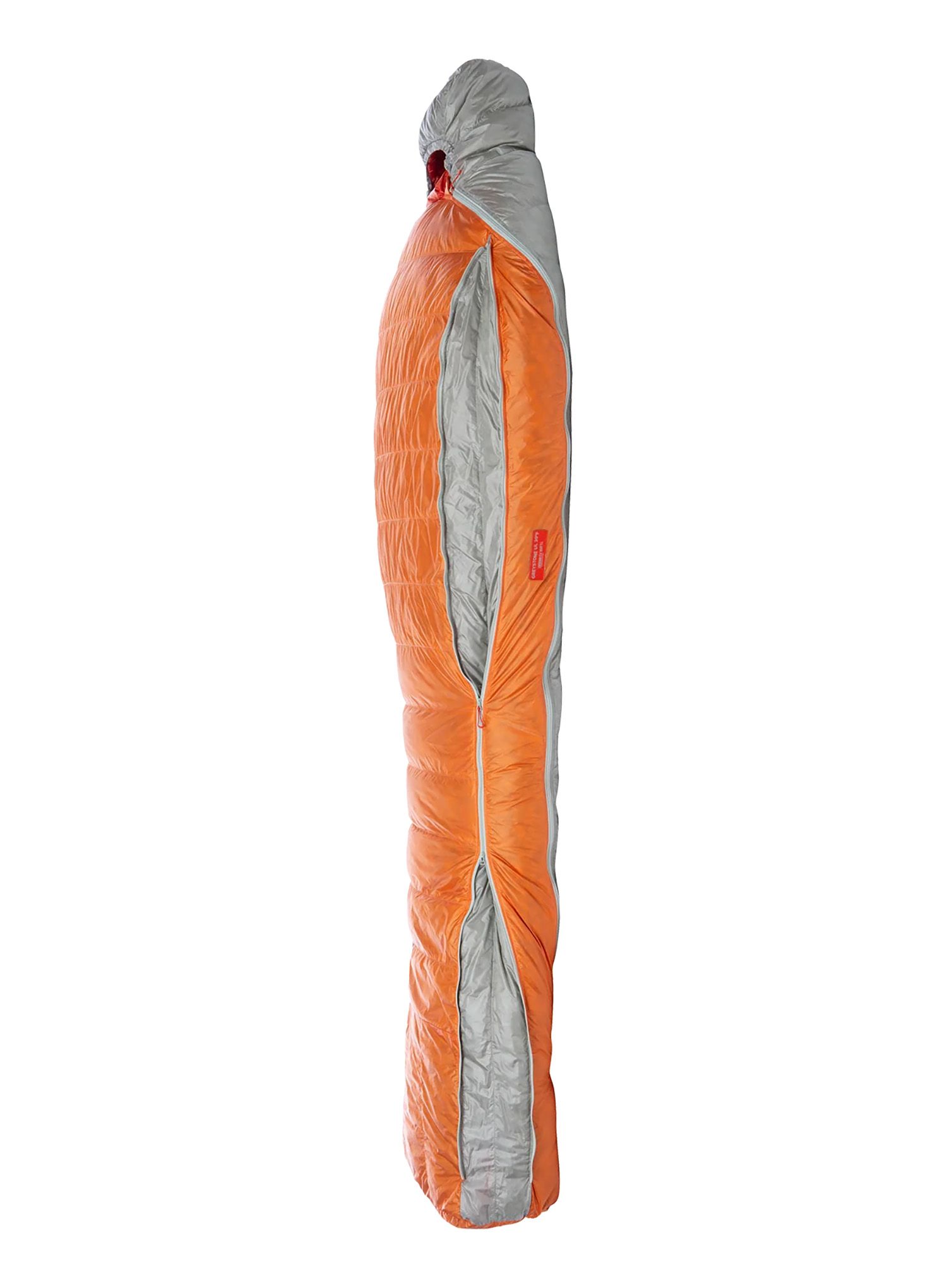 Perovy spacák Big Agnes Torchlight Ul 30 (198 cm) Long Left - orange/gray