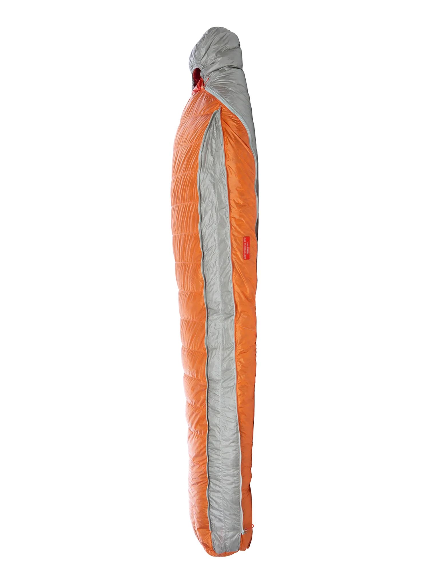 Perovy spacák Big Agnes Torchlight Ul 30 (198 cm) Long Left - orange/gray