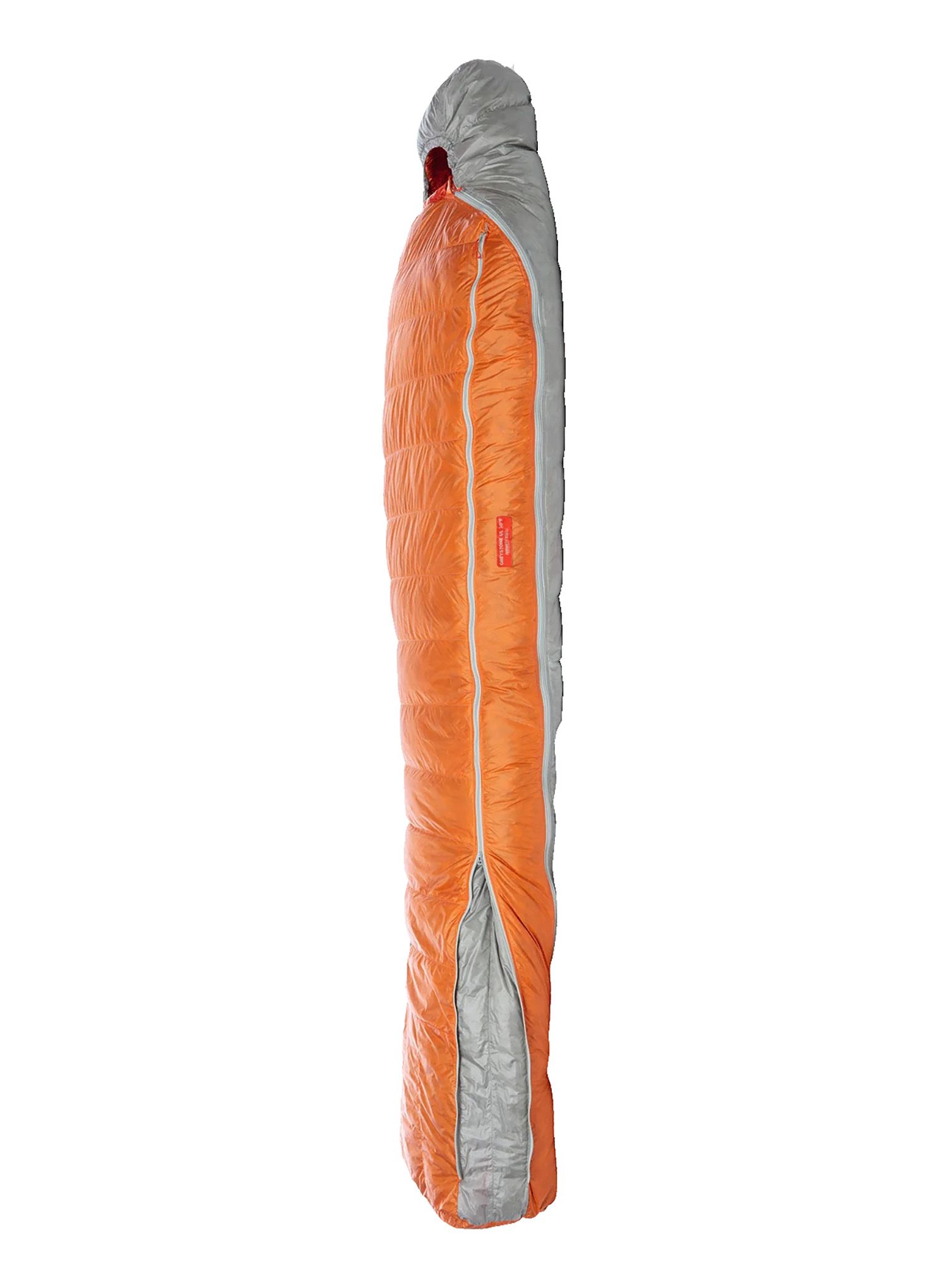 Perovy spacák Big Agnes Torchlight Ul 30 (198 cm) Long Left - orange/gray