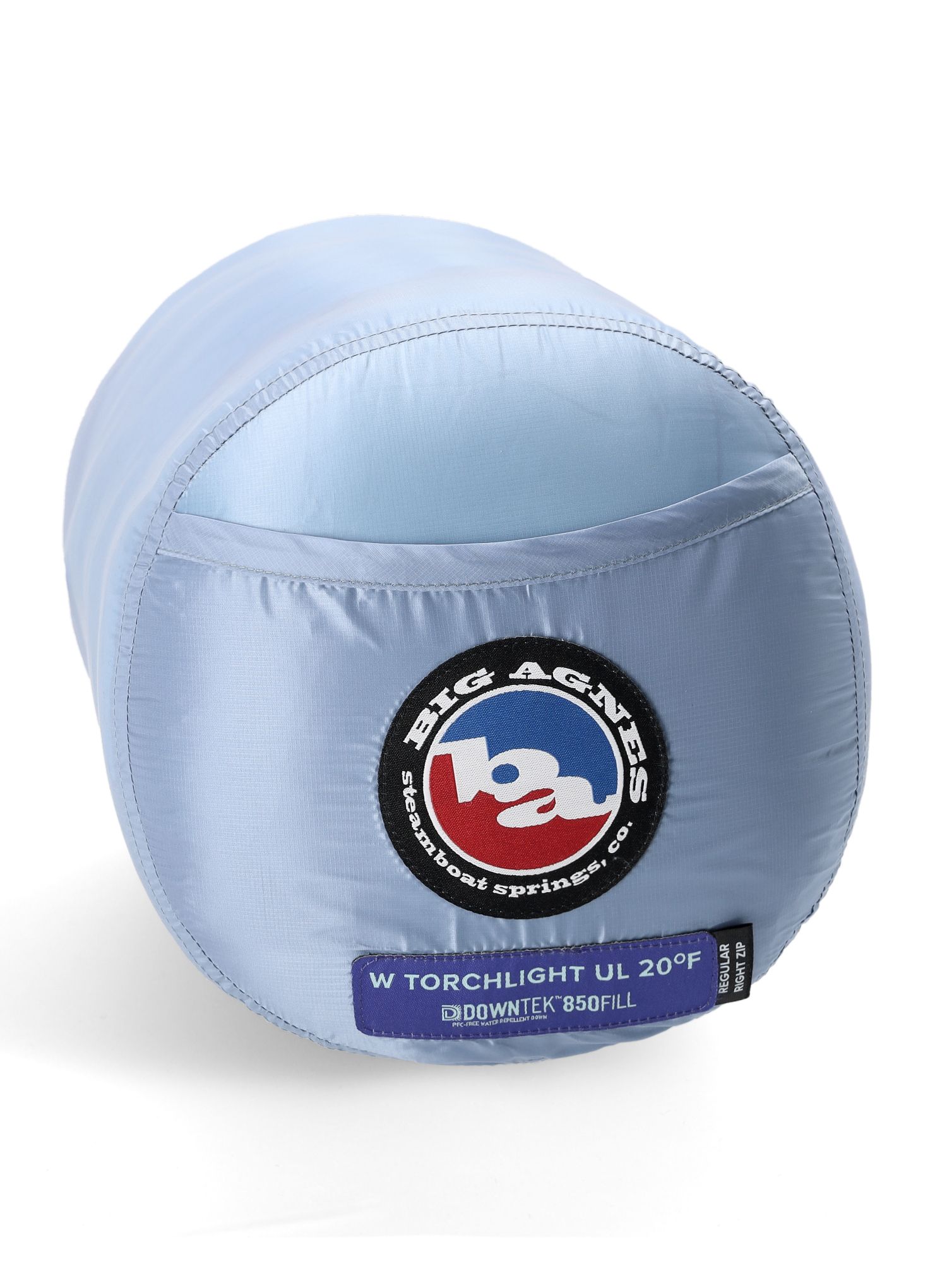 Dámský spací pytel Big Agnes W'S Torchlight Ul 20 (183 cm) Regular Right - blue/aqua