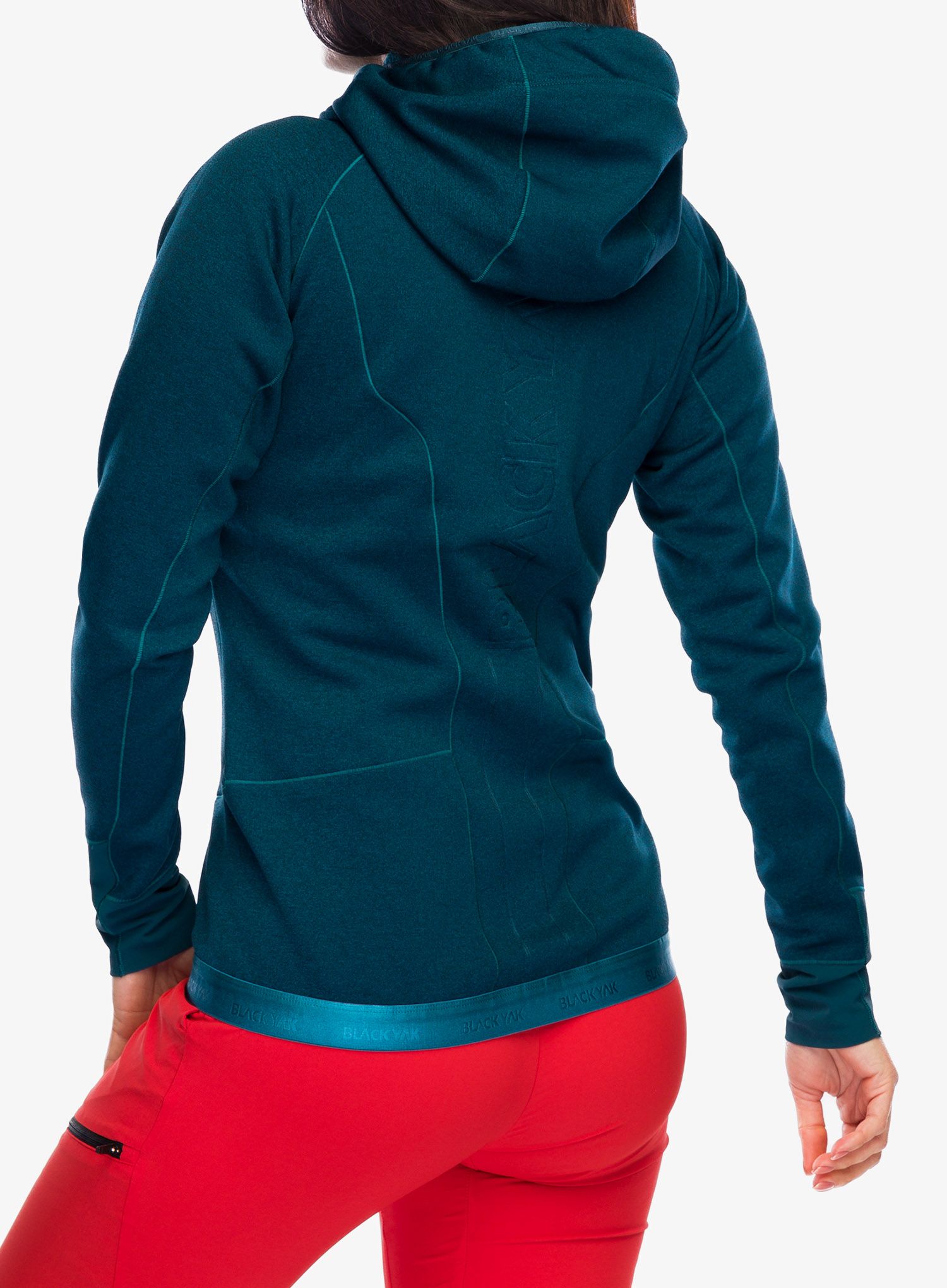 Mikina s kapucí dámská BlackYak Betizu Hoody - blue coral