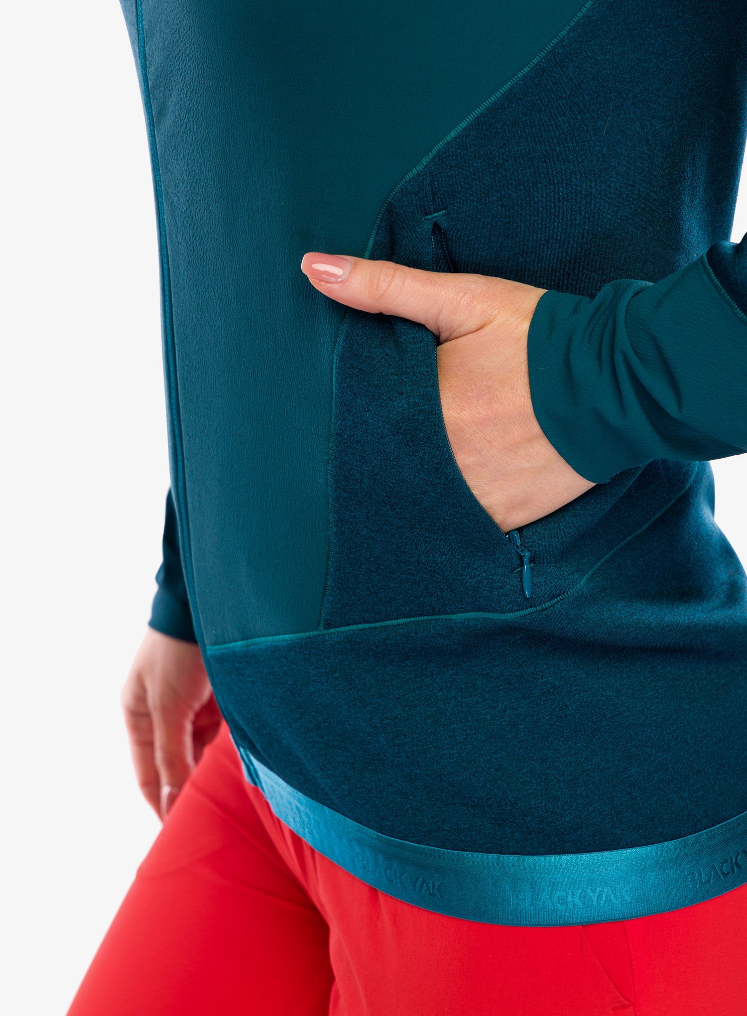 Mikina s kapucí dámská BlackYak Betizu Hoody - blue coral