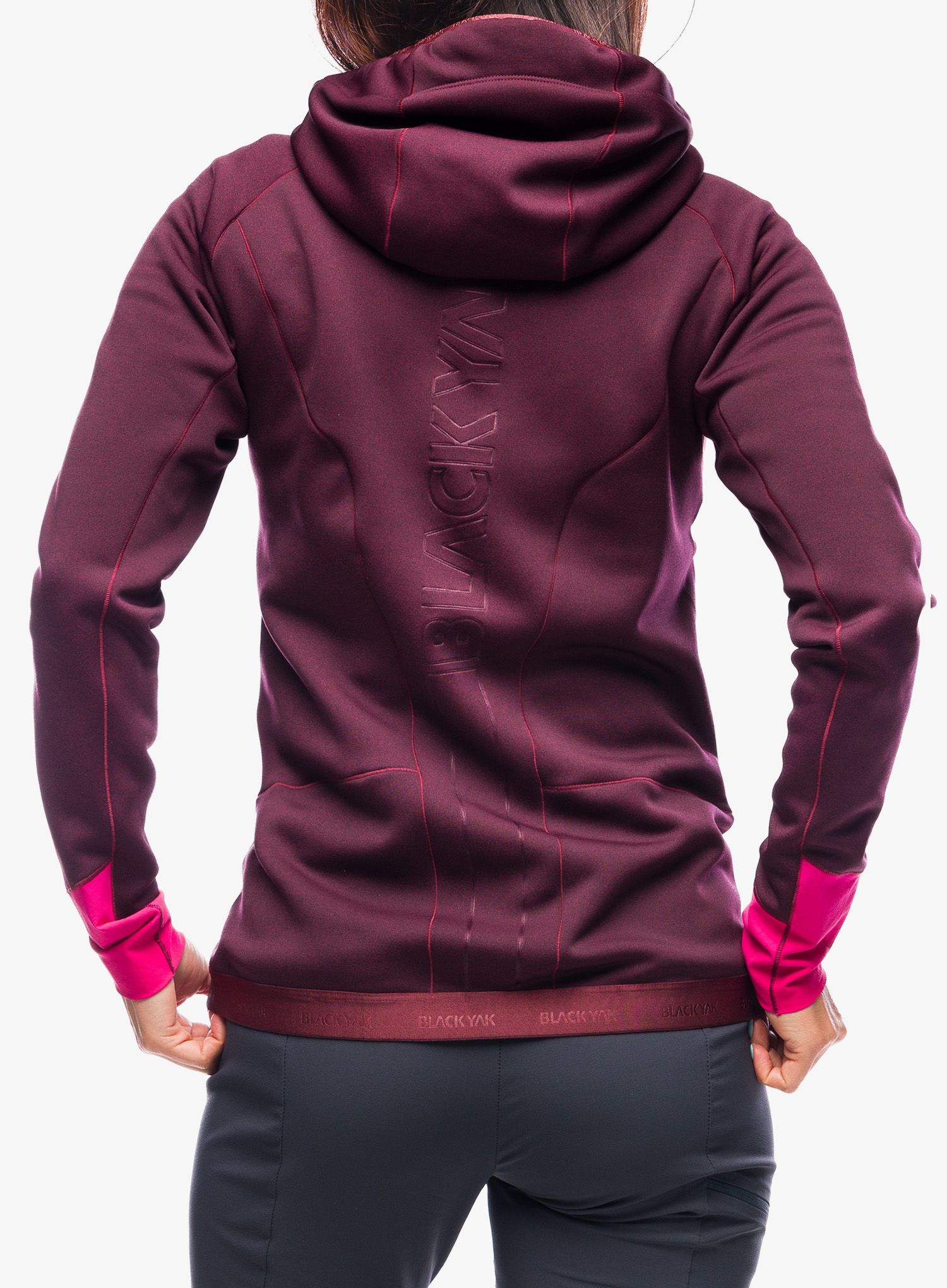 Mikina s kapucí dámská BlackYak Betizu Hoody - tawny port