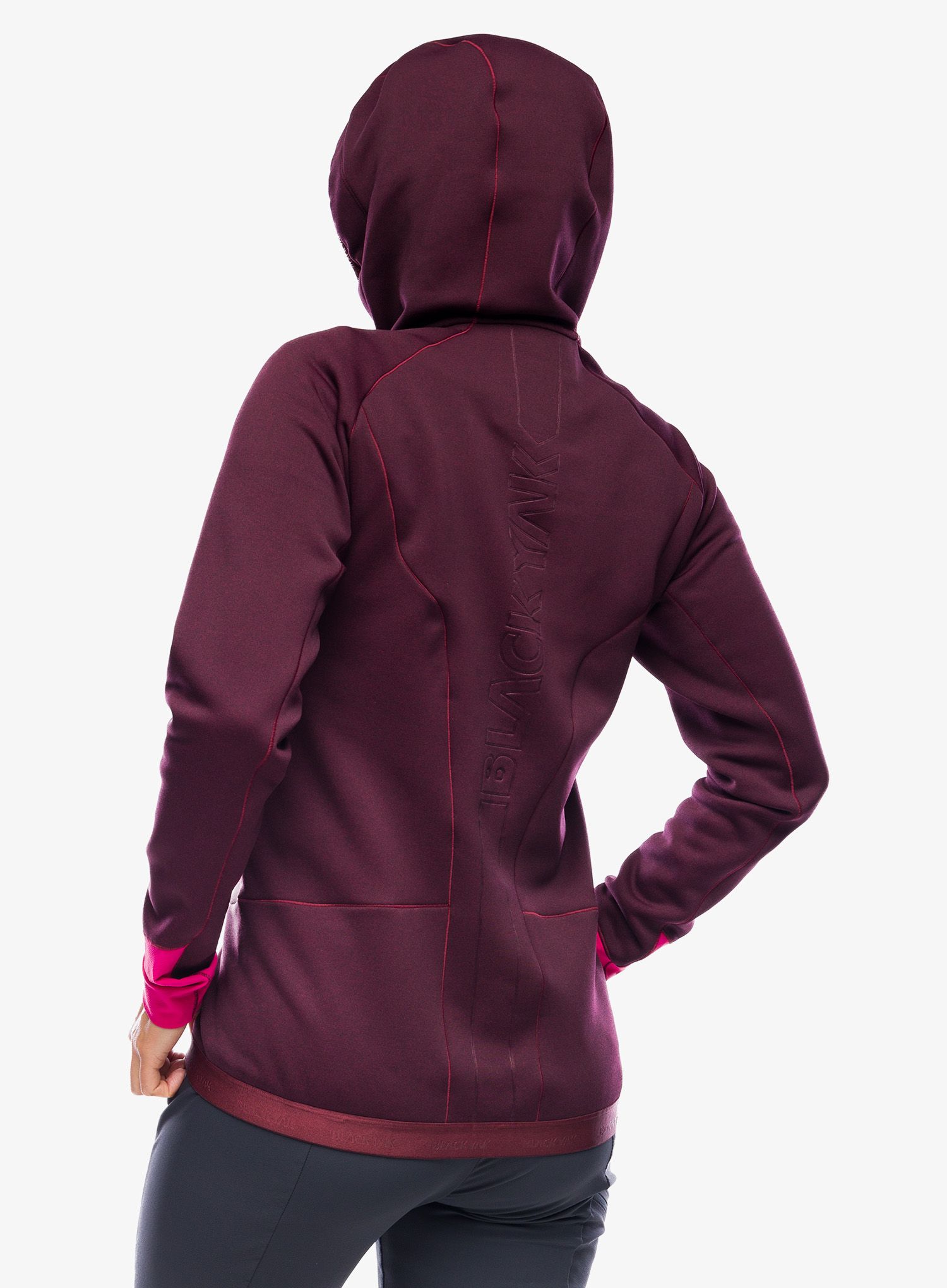 Mikina s kapucí dámská BlackYak Betizu Hoody - tawny port