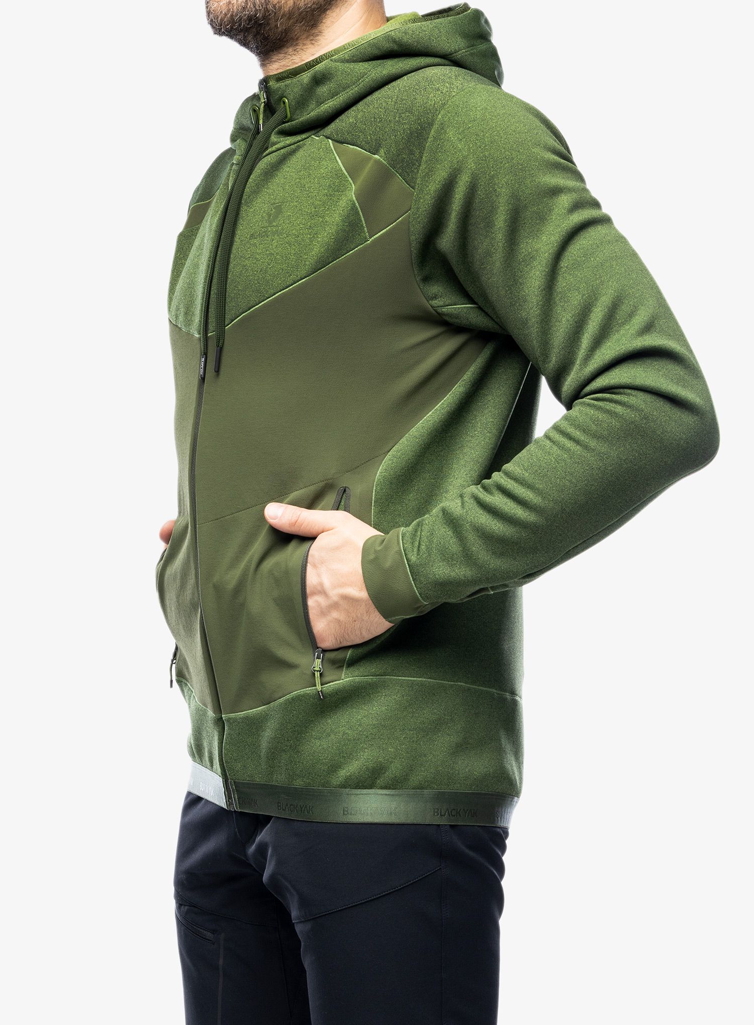Mikina s kapucí BlackYak Betizu Hoody - twist of lime
