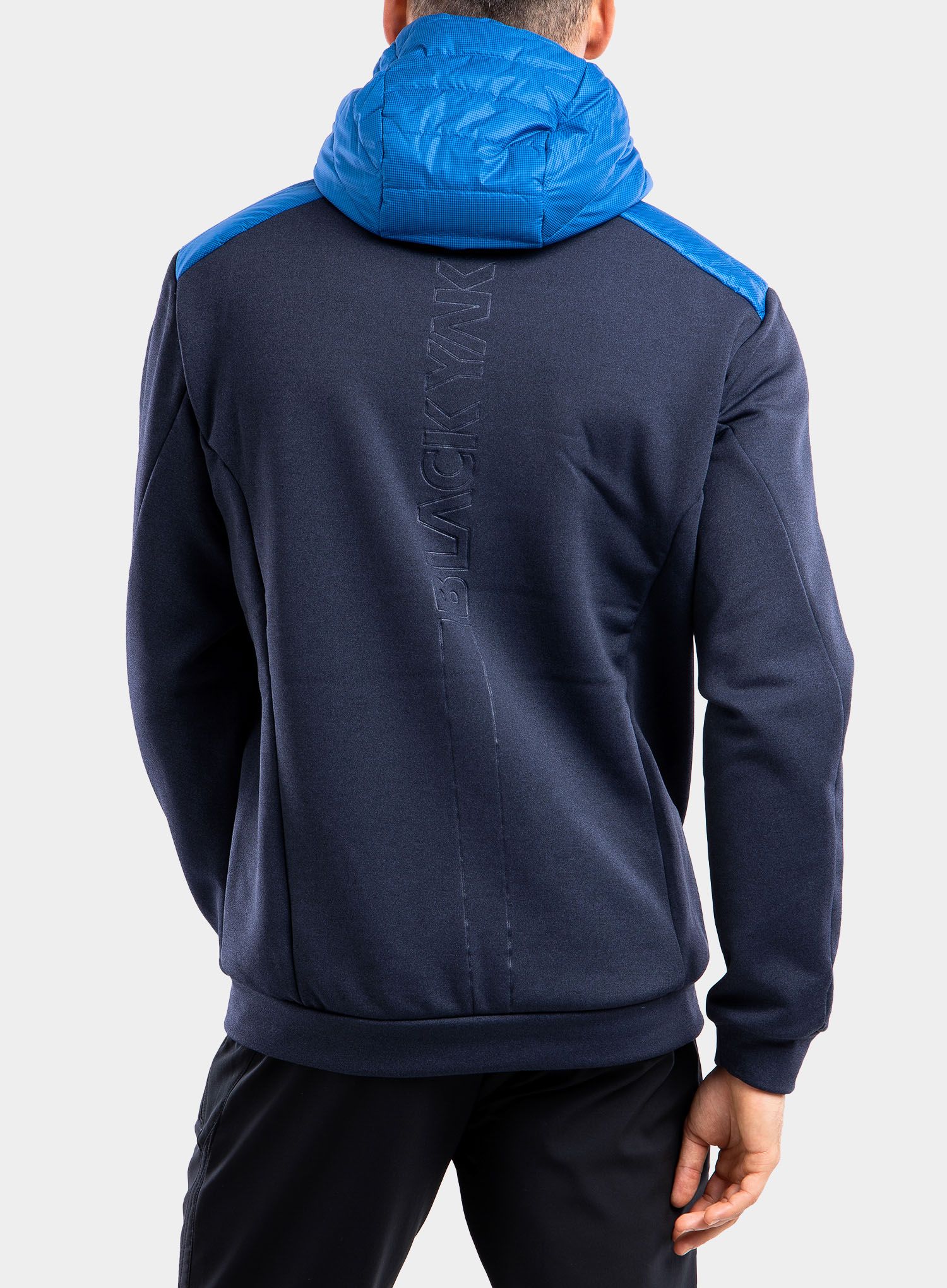 Hybridní bunda BlackYak Burlina Hoody - snorkel blue