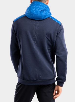 Hybridní bunda BlackYak Burlina Hoody - snorkel blue