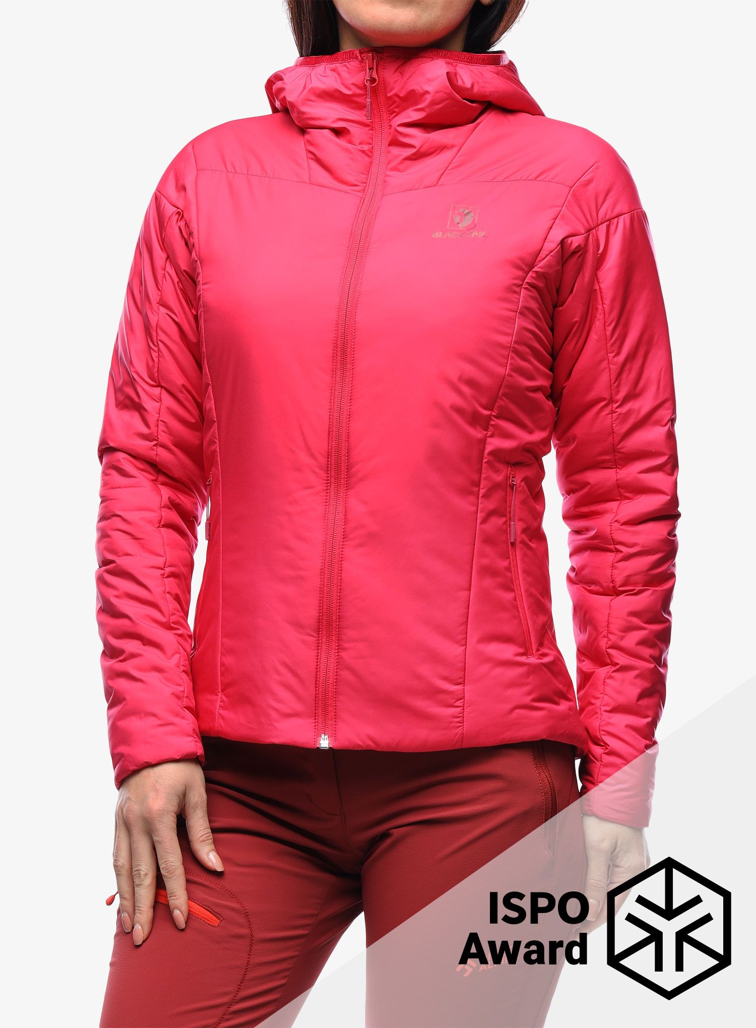 Dámská izolovaná bunda BlackYak Calvana Hoody - love potion
