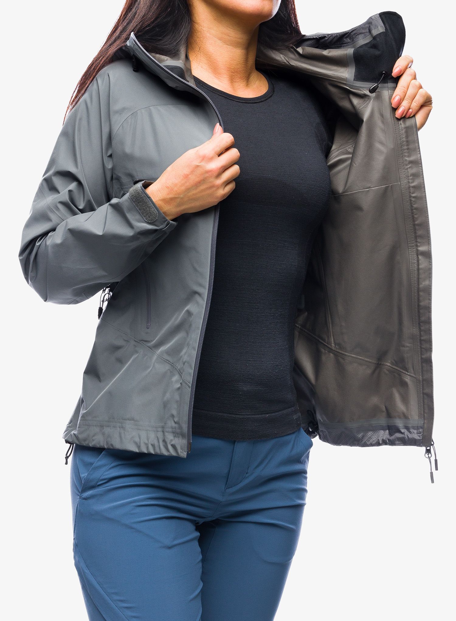 Bunda GORE-TEX dámská BlackYak Caracu Jacket - iron gate