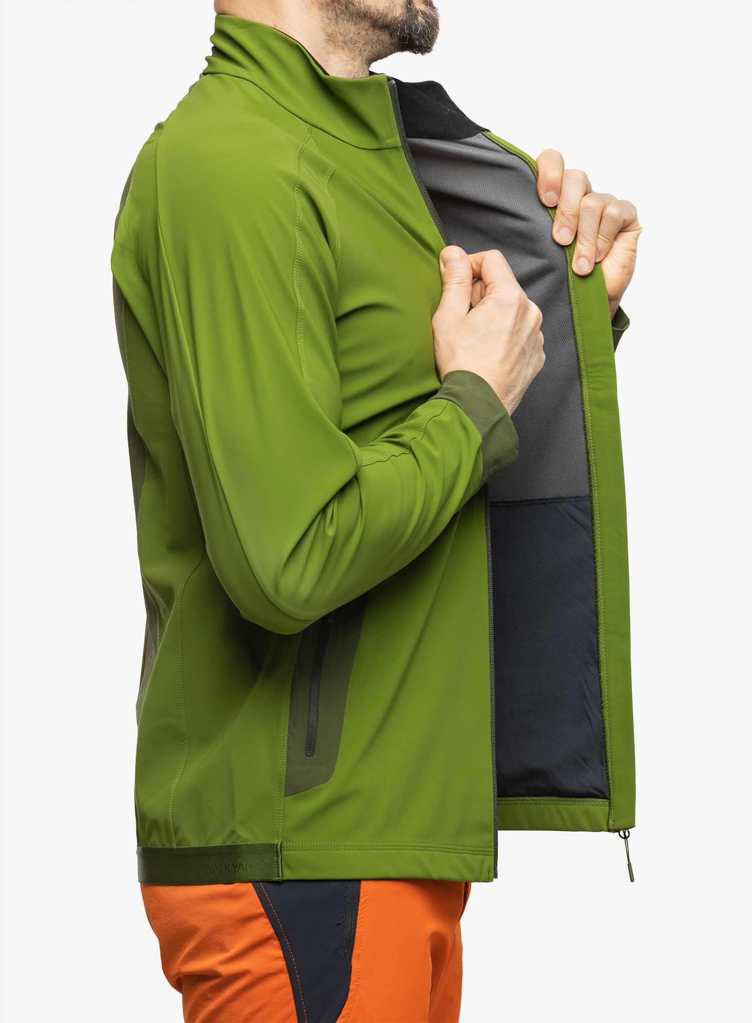 Softshellová bunda BlackYak Castana Jacket - twist of lime